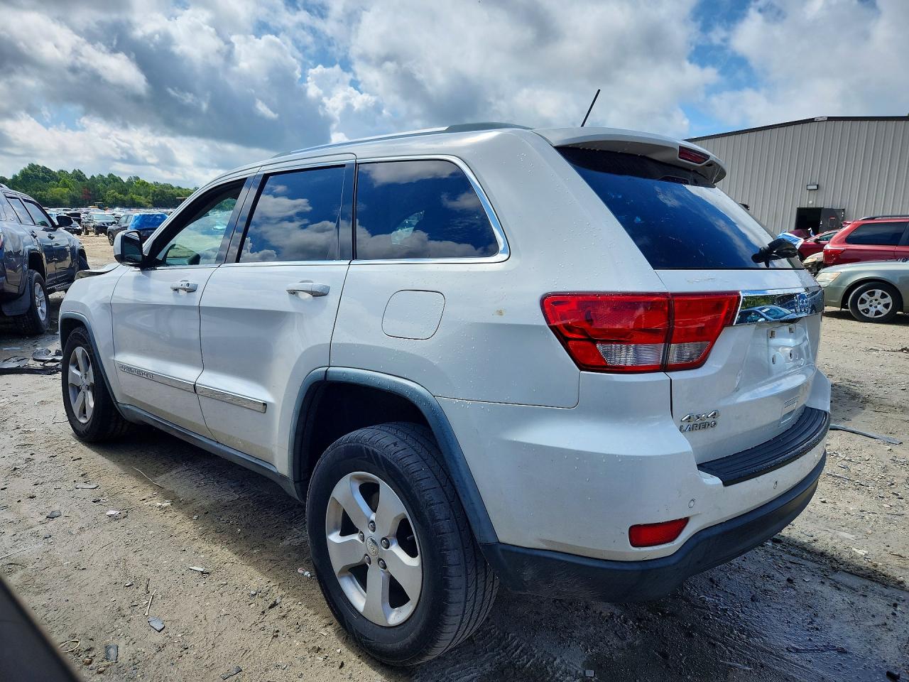 2012 Jeep Grand Cherokee Laredo White vin: 1C4RJFAG5CC189993