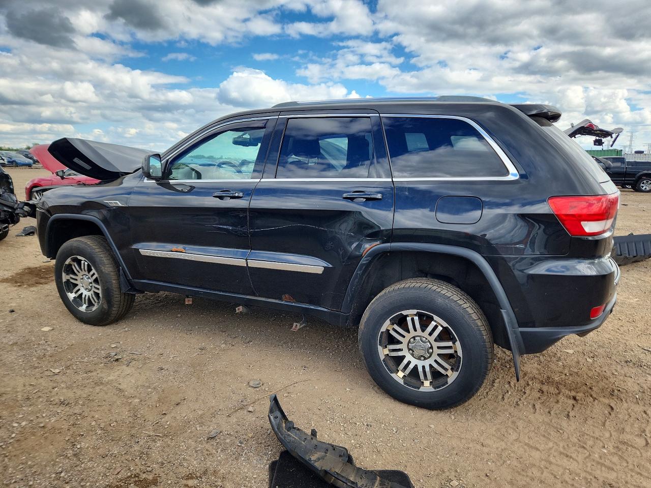 2012 Jeep Grand Cherokee Laredo Black vin: 1C4RJFAG5CC201494