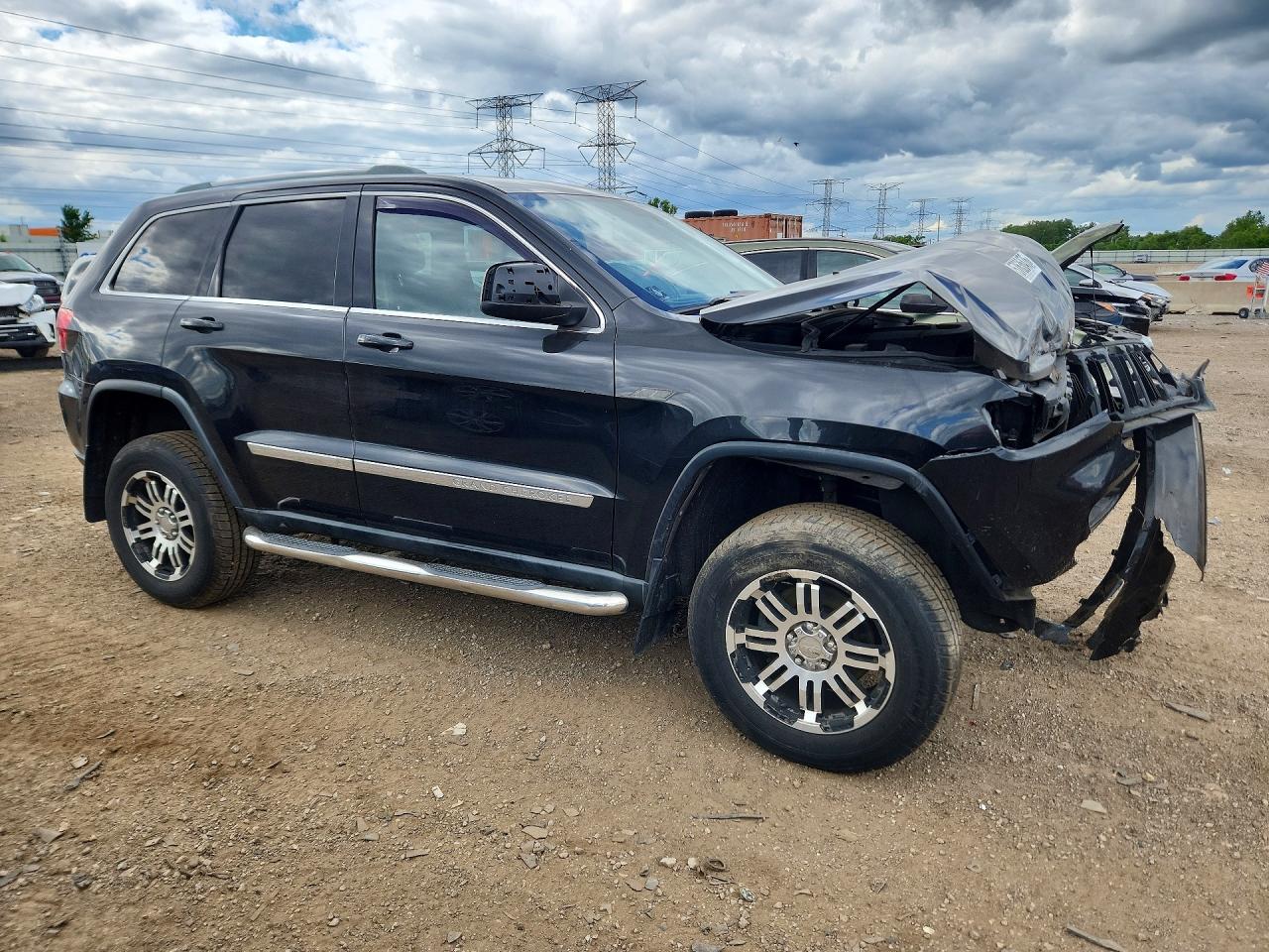 2012 Jeep Grand Cherokee Laredo Black vin: 1C4RJFAG5CC201494