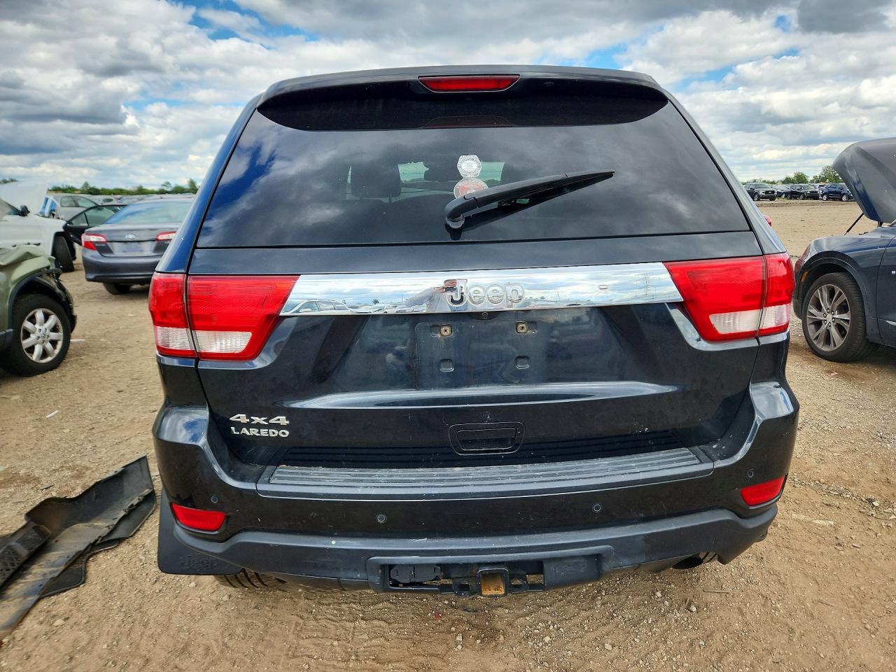 2012 Jeep Grand Cherokee Laredo Black vin: 1C4RJFAG5CC201494