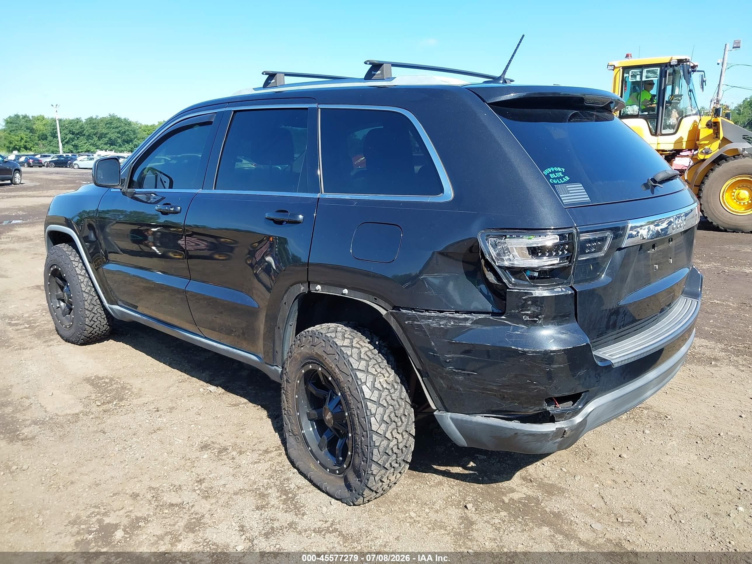2012 Jeep Grand Cherokee Laredo Black vin: 1C4RJFAG5CC214830