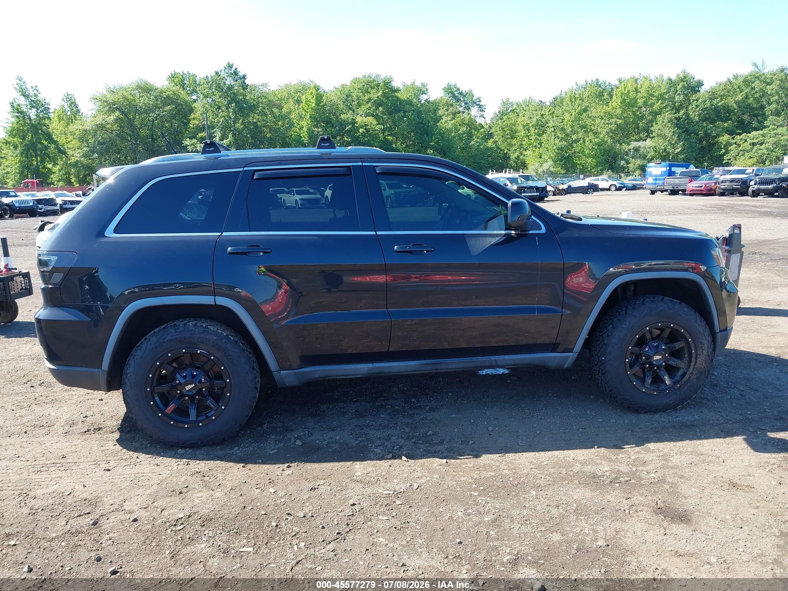 2012 Jeep Grand Cherokee Laredo Black vin: 1C4RJFAG5CC214830
