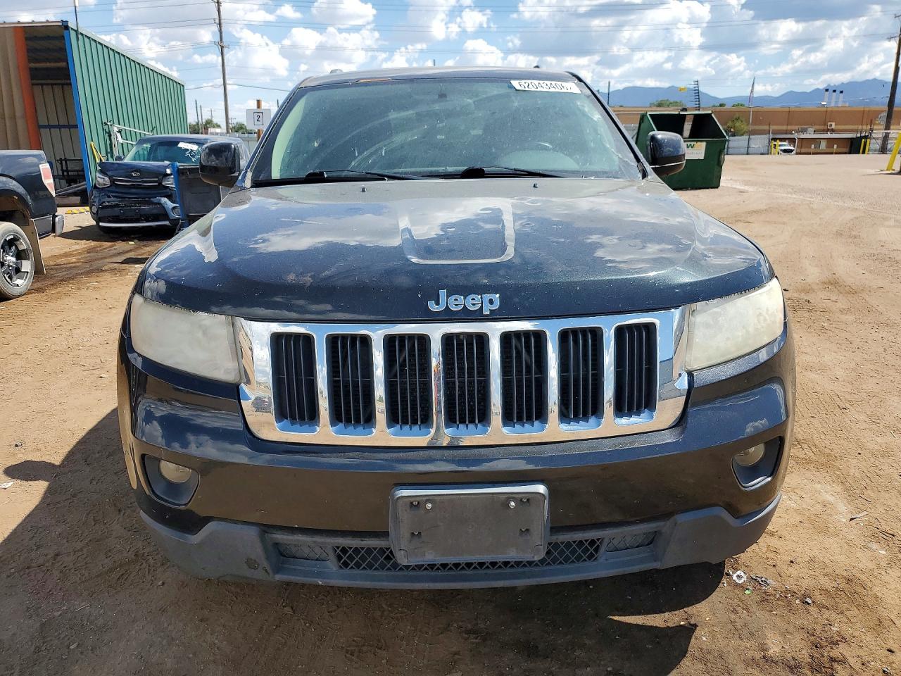 2012 Jeep Grand Cherokee Laredo Black vin: 1C4RJFAG5CC256222