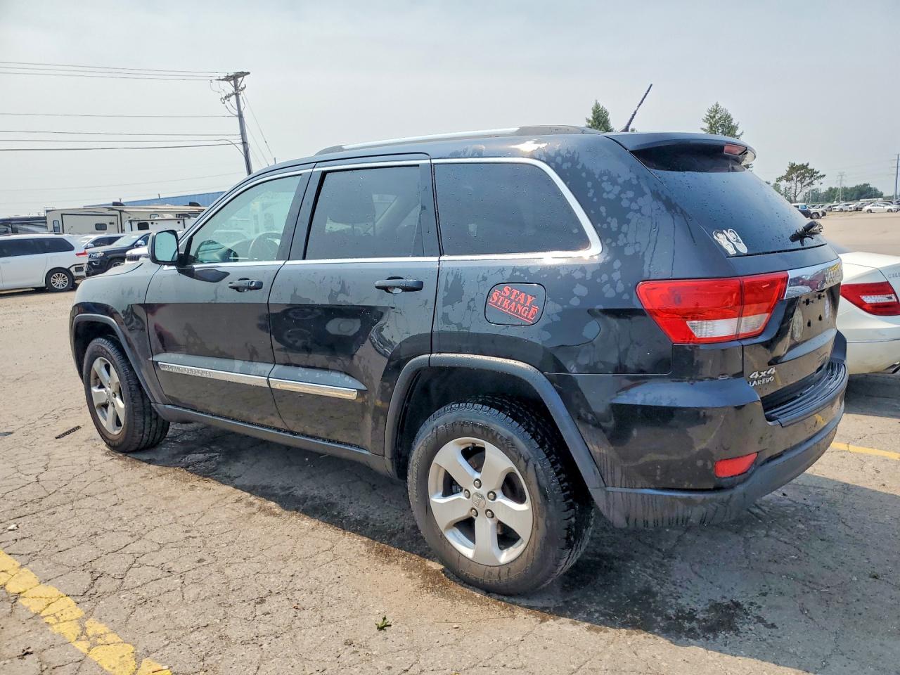 2012 Jeep Grand Cherokee Laredo Black vin: 1C4RJFAG5CC273036