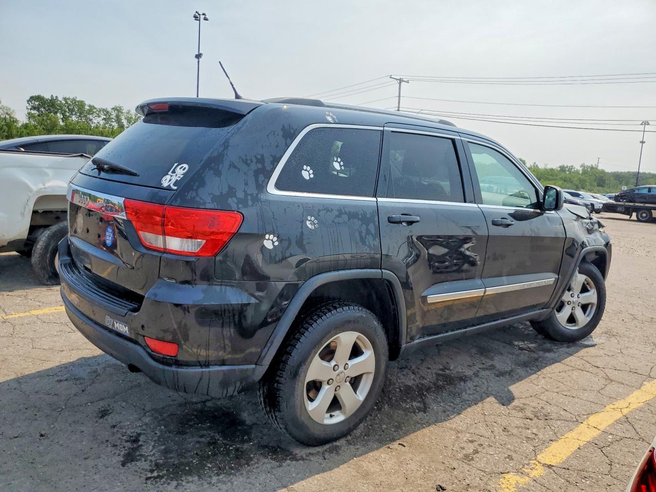 2012 Jeep Grand Cherokee Laredo Black vin: 1C4RJFAG5CC273036
