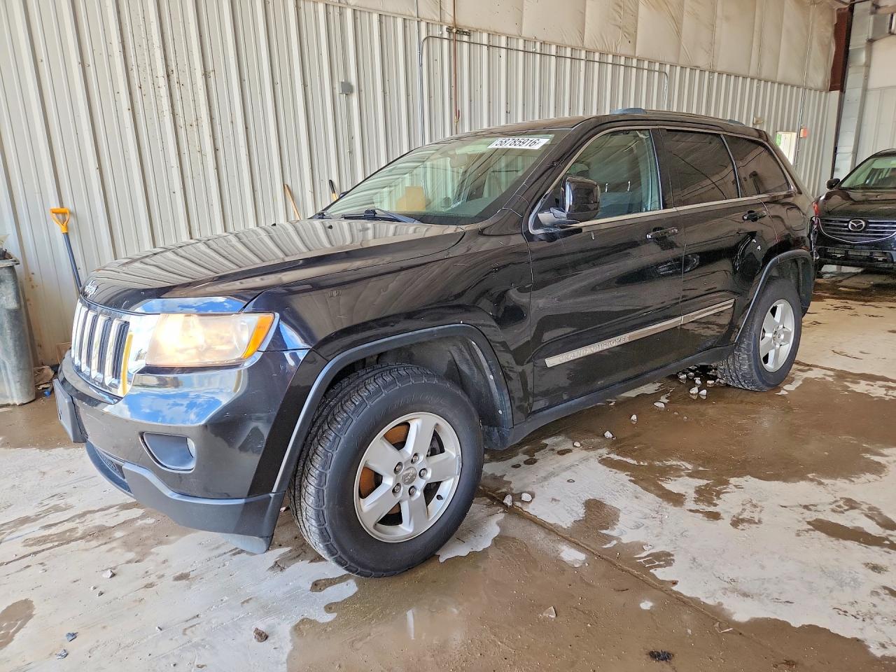 2012 Jeep Grand Cherokee Laredo Черный vin: 1C4RJFAG5CC274106