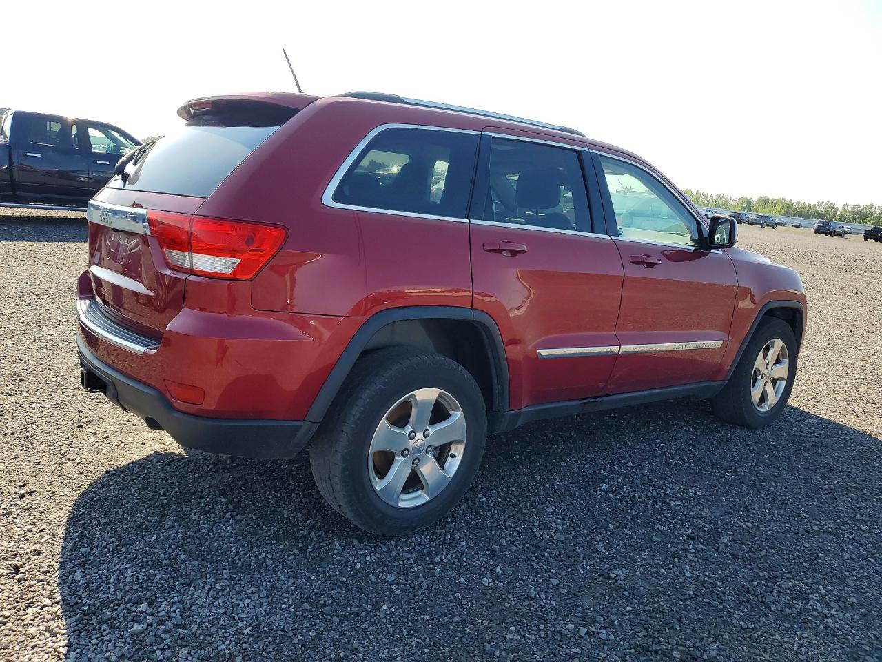 2012 Jeep Grand Cherokee Laredo Red vin: 1C4RJFAG5CC292055
