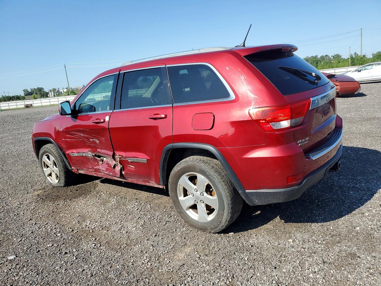 2012 Jeep Grand Cherokee Laredo Red vin: 1C4RJFAG5CC292055