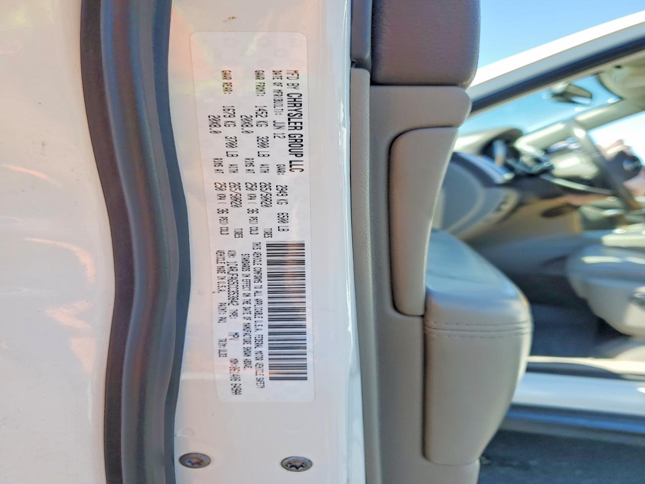 2012 Jeep Grand Cherokee Laredo White vin: 1C4RJFAG5CC353842