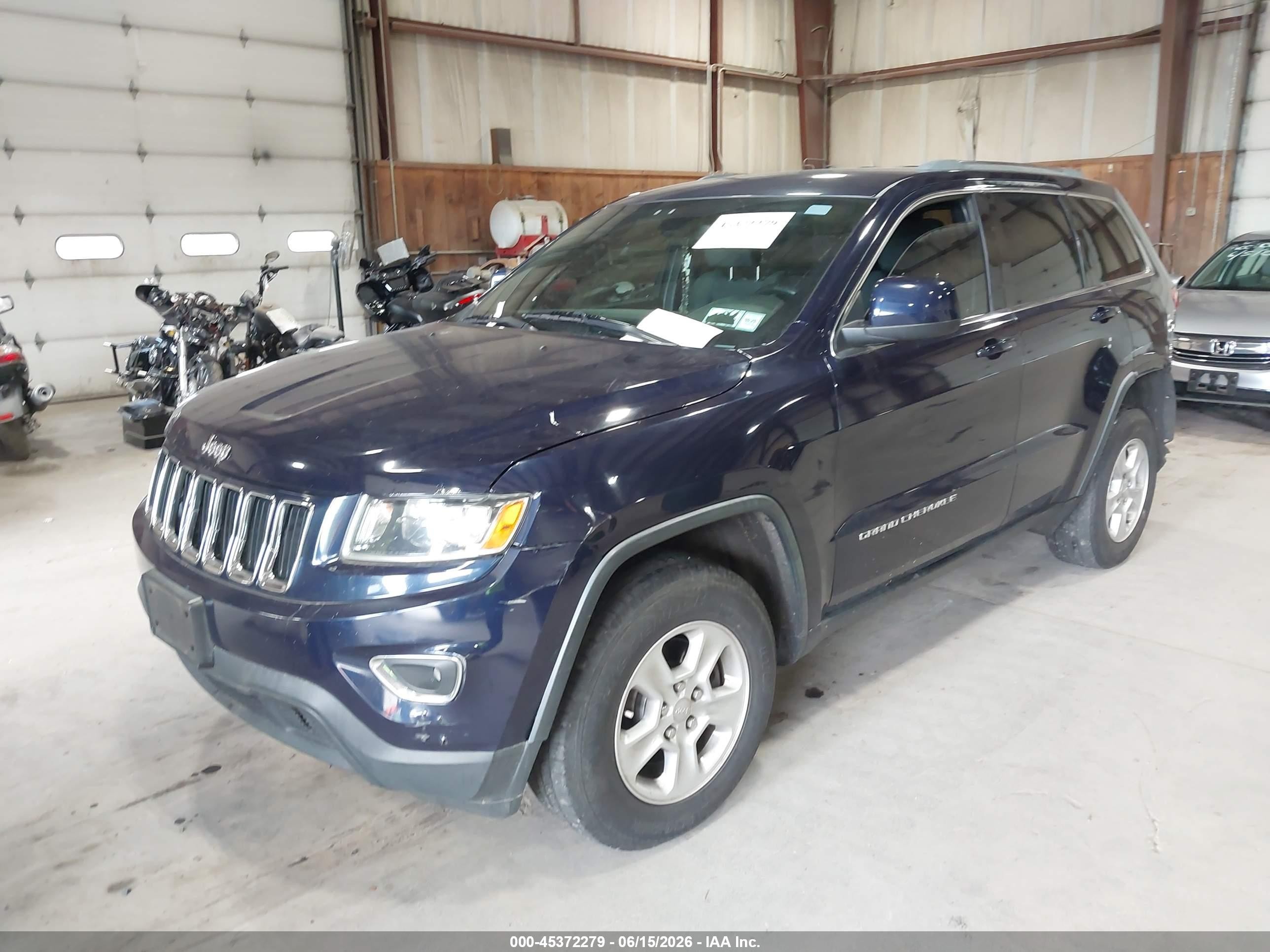 2014 Jeep Grand Cherokee Laredo Blue vin: 1C4RJFAG5EC109837