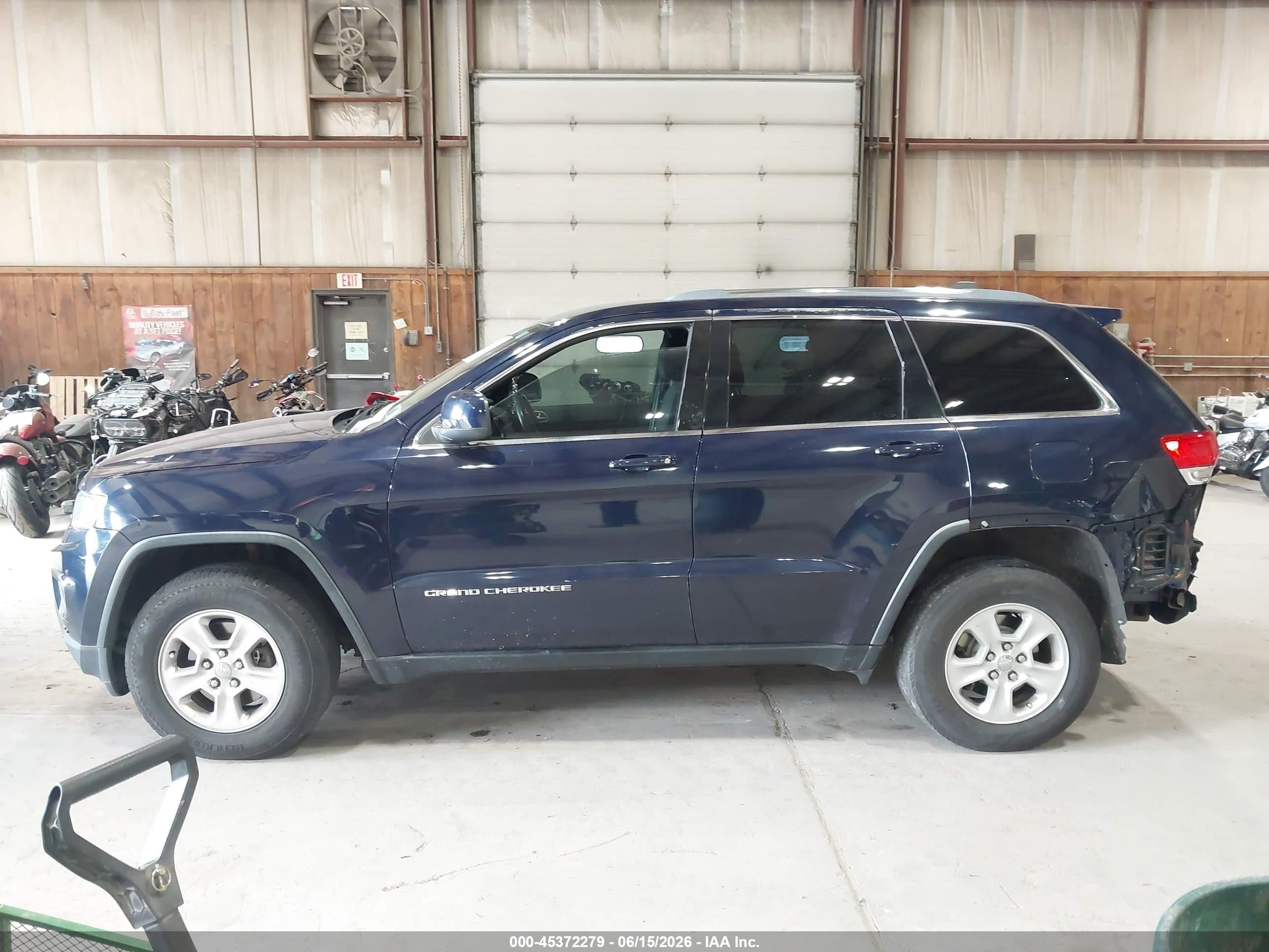 2014 Jeep Grand Cherokee Laredo Blue vin: 1C4RJFAG5EC109837