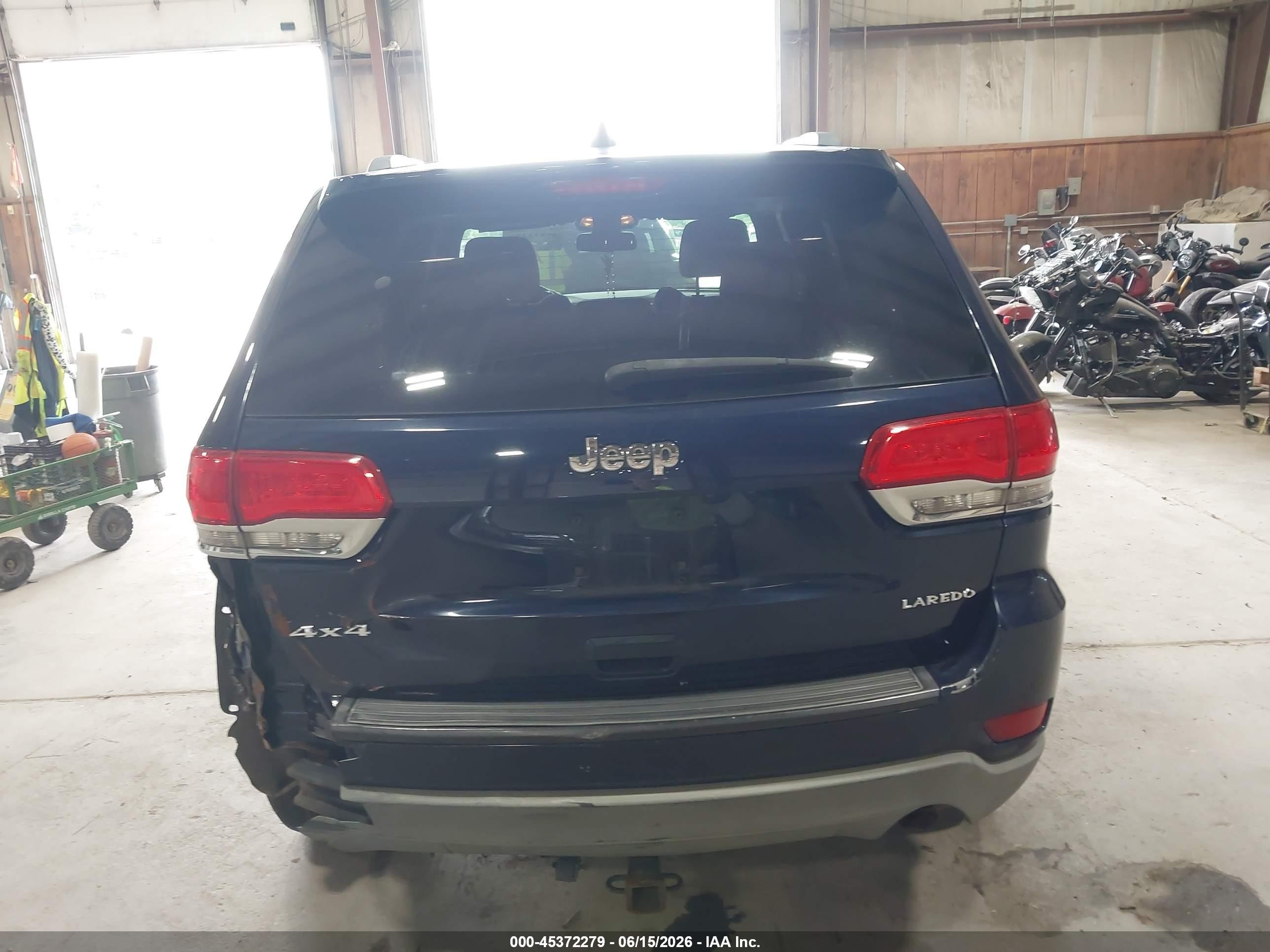 2014 Jeep Grand Cherokee Laredo Blue vin: 1C4RJFAG5EC109837