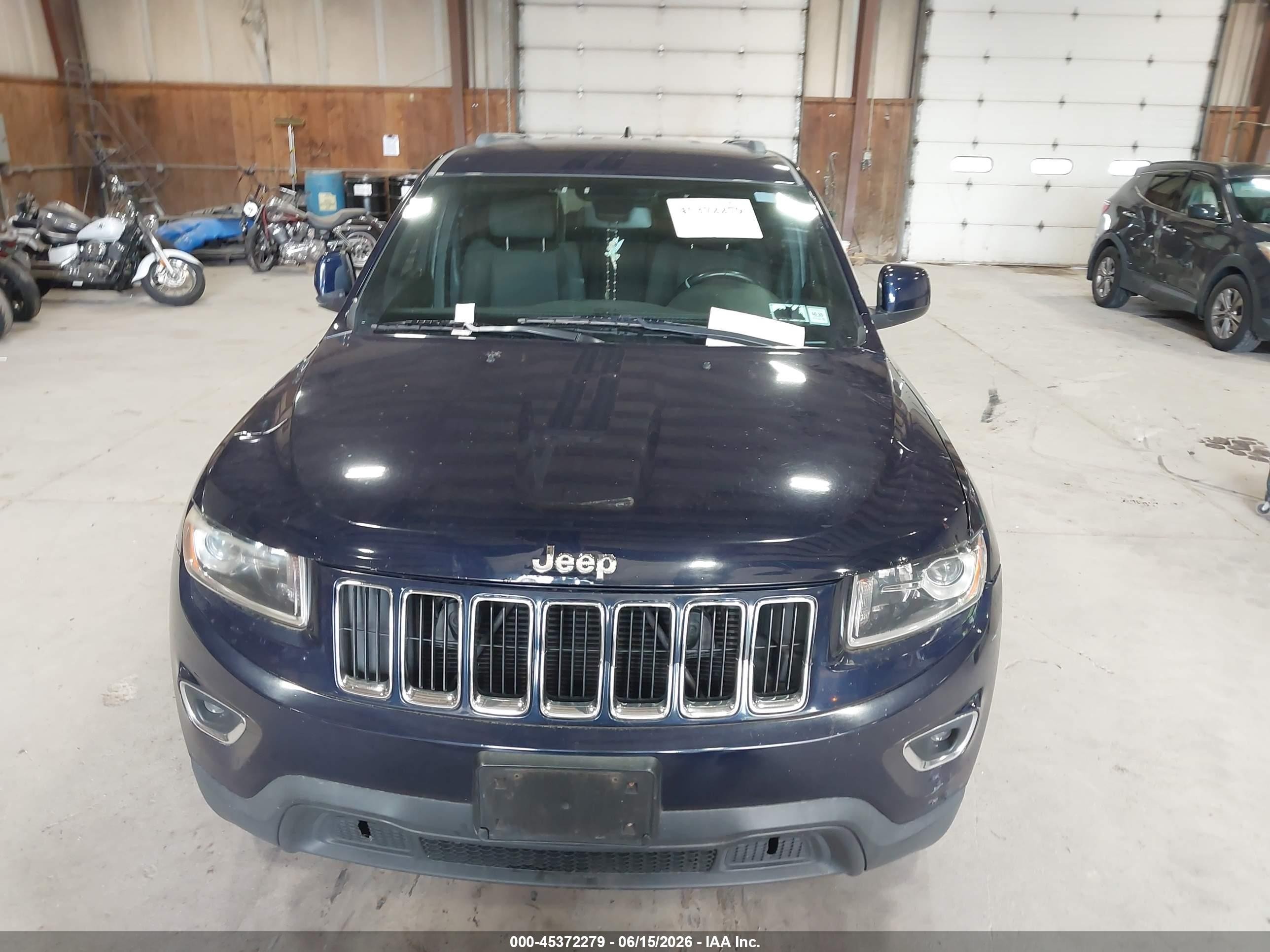 2014 Jeep Grand Cherokee Laredo Blue vin: 1C4RJFAG5EC109837