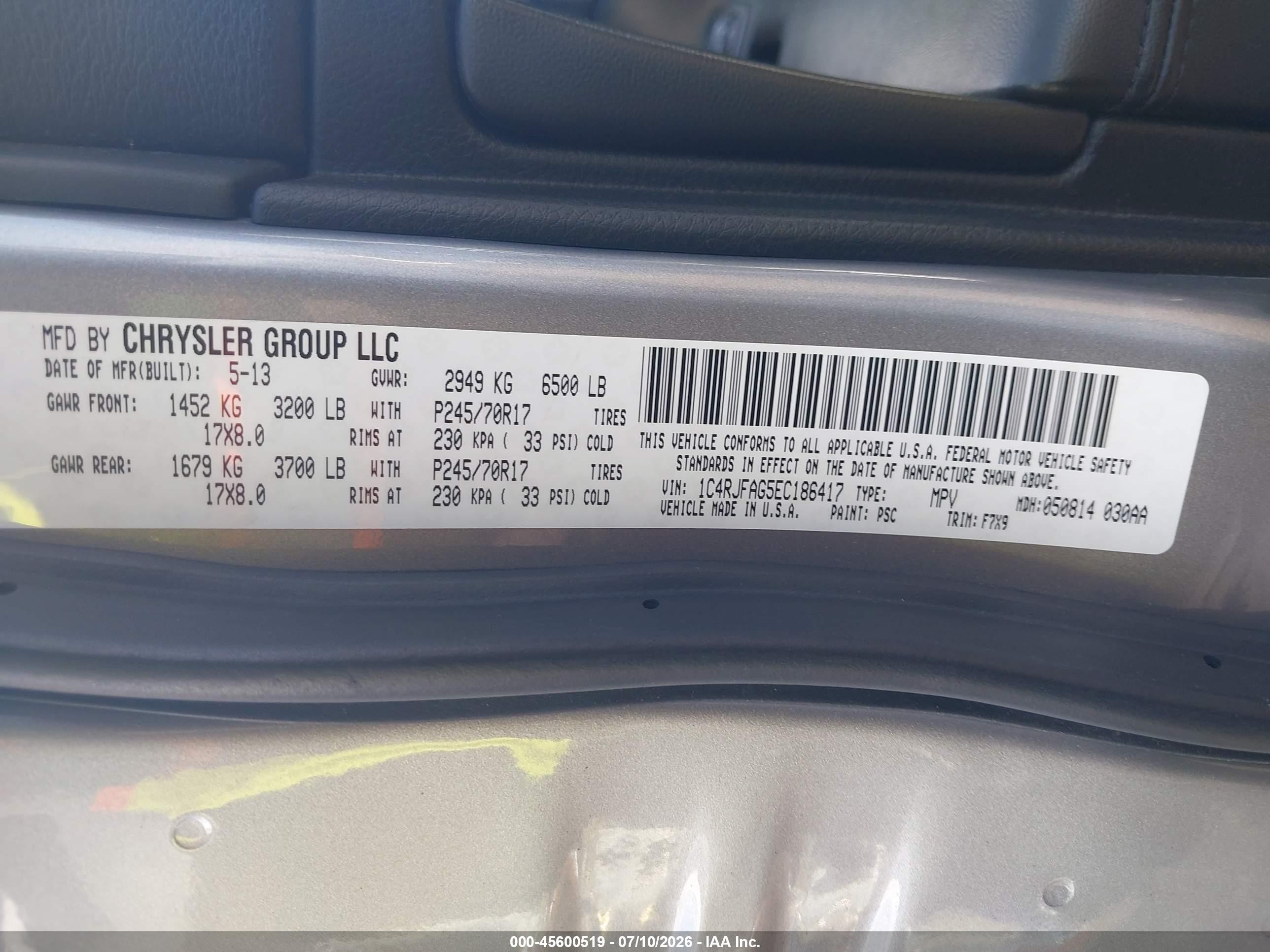 2014 Jeep Grand Cherokee Laredo Silver vin: 1C4RJFAG5EC186417