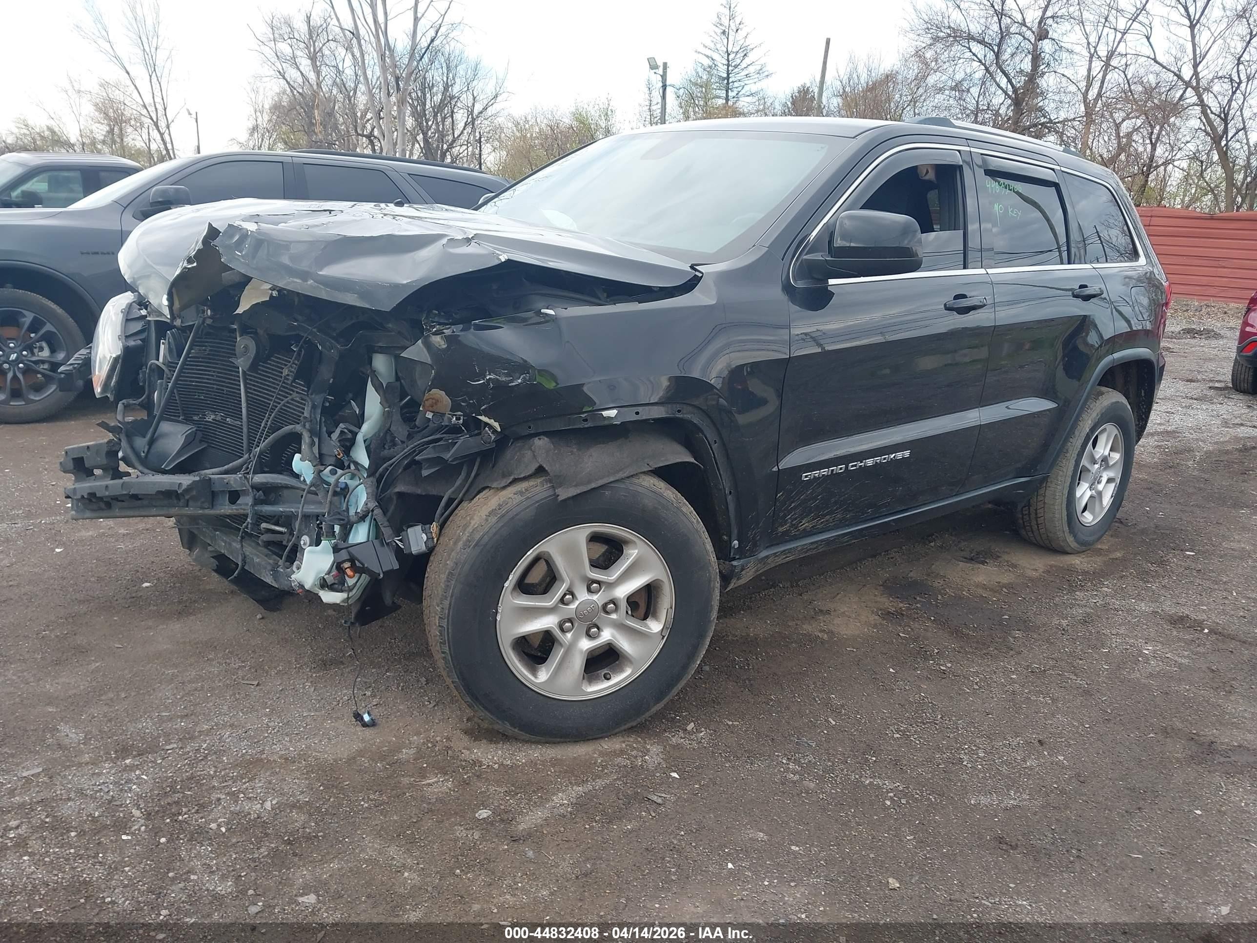 2014 Jeep Grand Cherokee Laredo Черный vin: 1C4RJFAG5EC204298