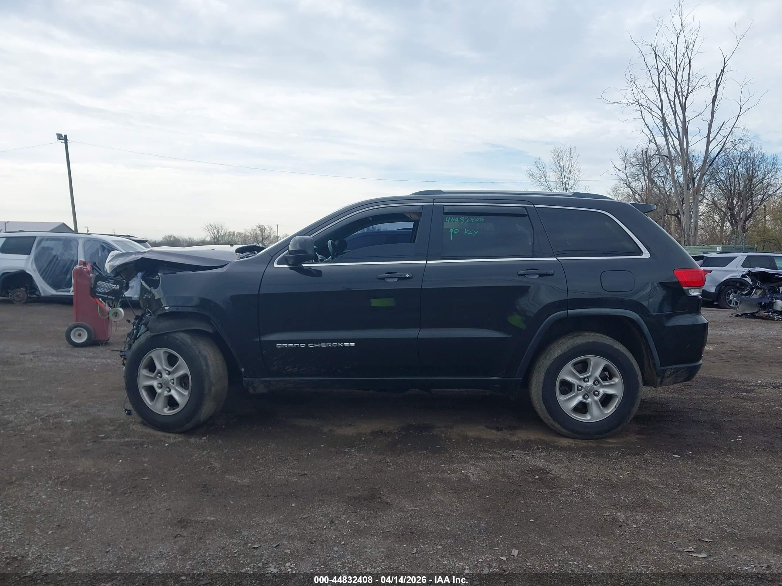 2014 Jeep Grand Cherokee Laredo Черный vin: 1C4RJFAG5EC204298
