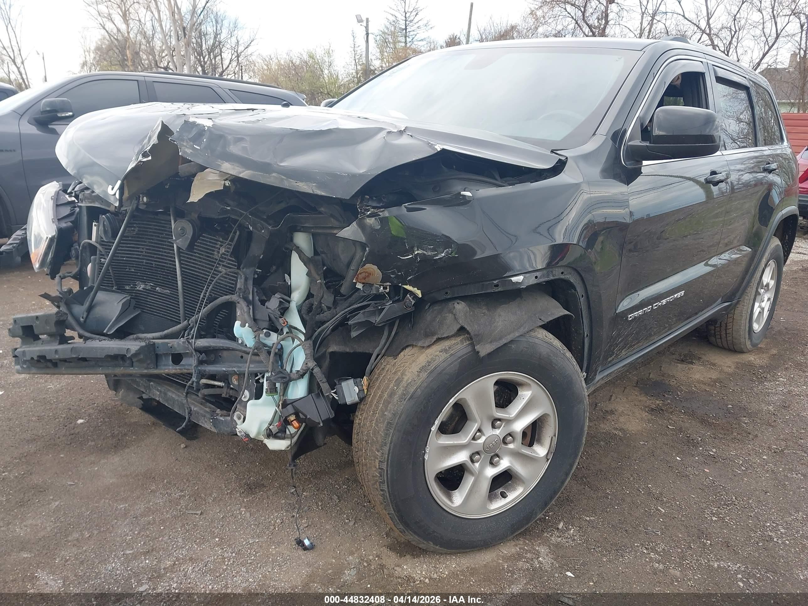 2014 Jeep Grand Cherokee Laredo Черный vin: 1C4RJFAG5EC204298