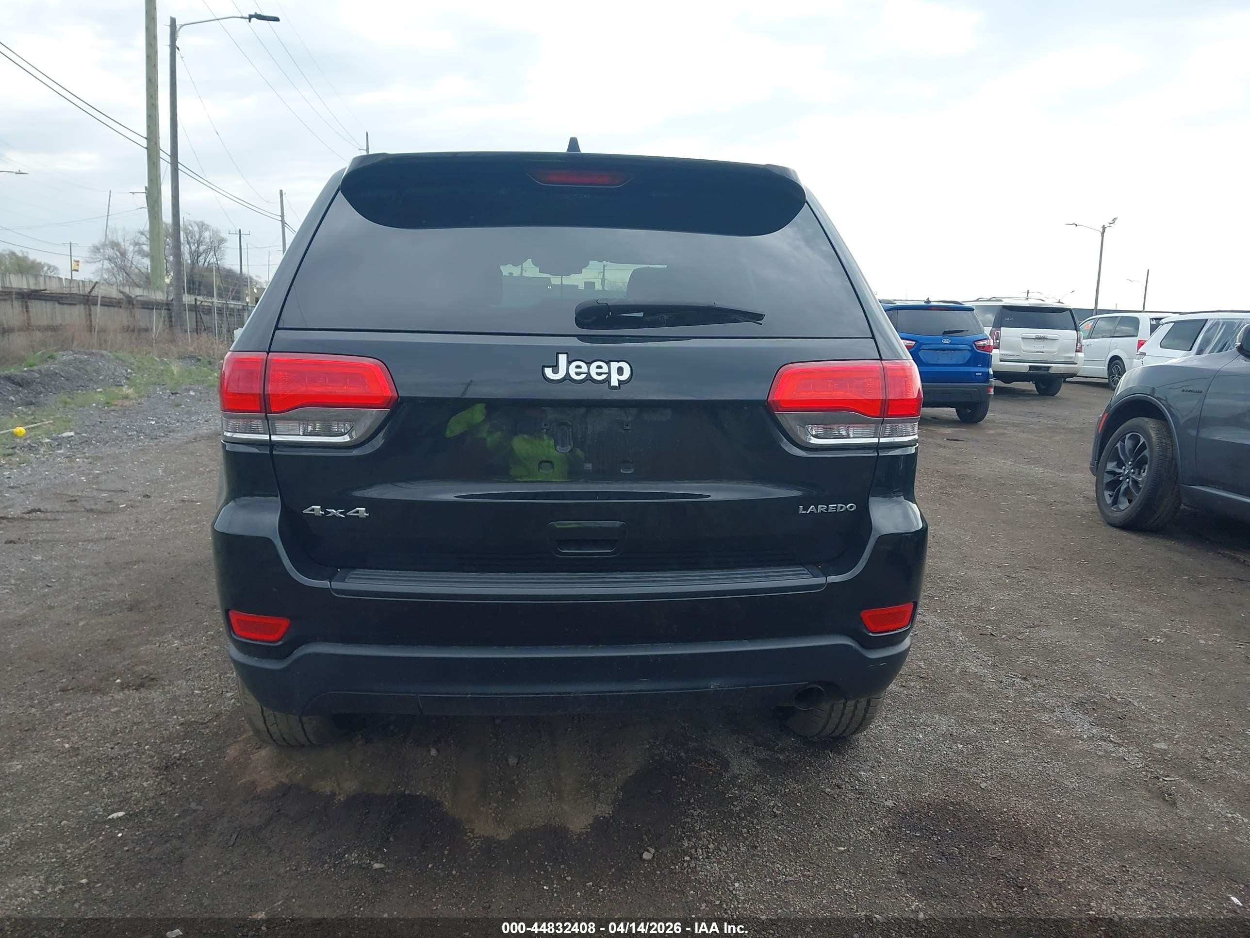 2014 Jeep Grand Cherokee Laredo Черный vin: 1C4RJFAG5EC204298