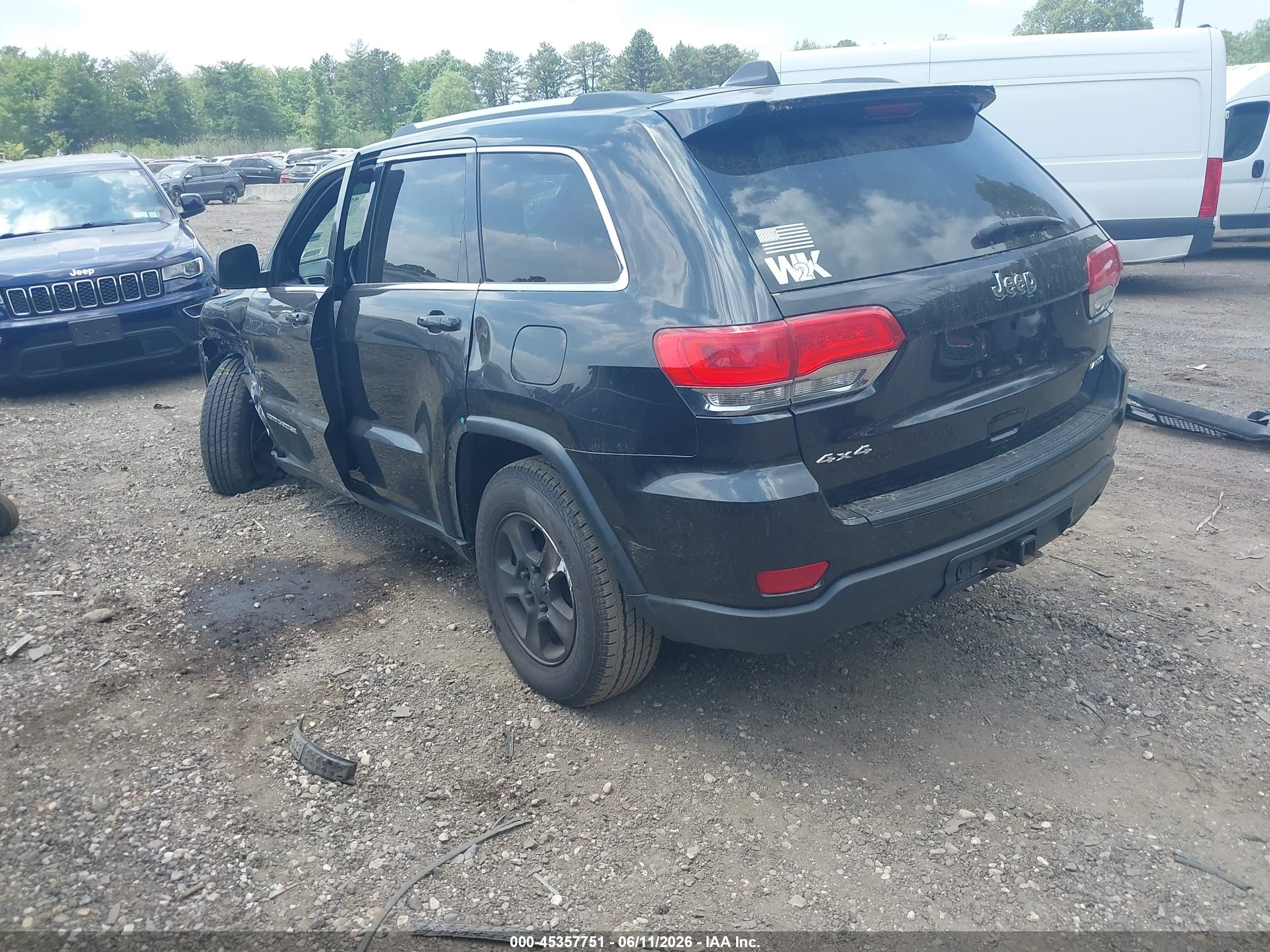 2014 Jeep Grand Cherokee Laredo Черный vin: 1C4RJFAG5EC214197