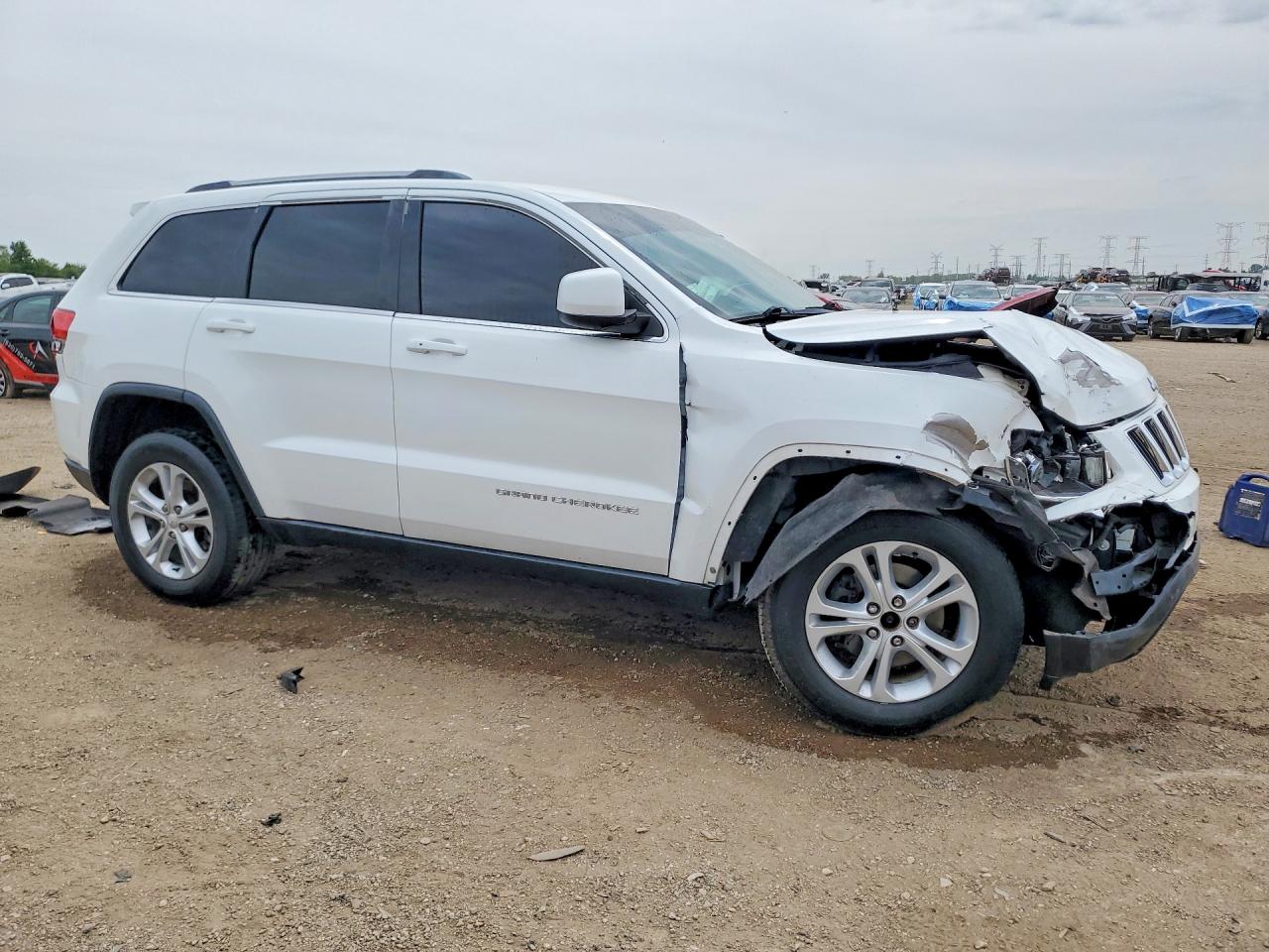 2014 Jeep Grand Cherokee Laredo White vin: 1C4RJFAG5EC270429