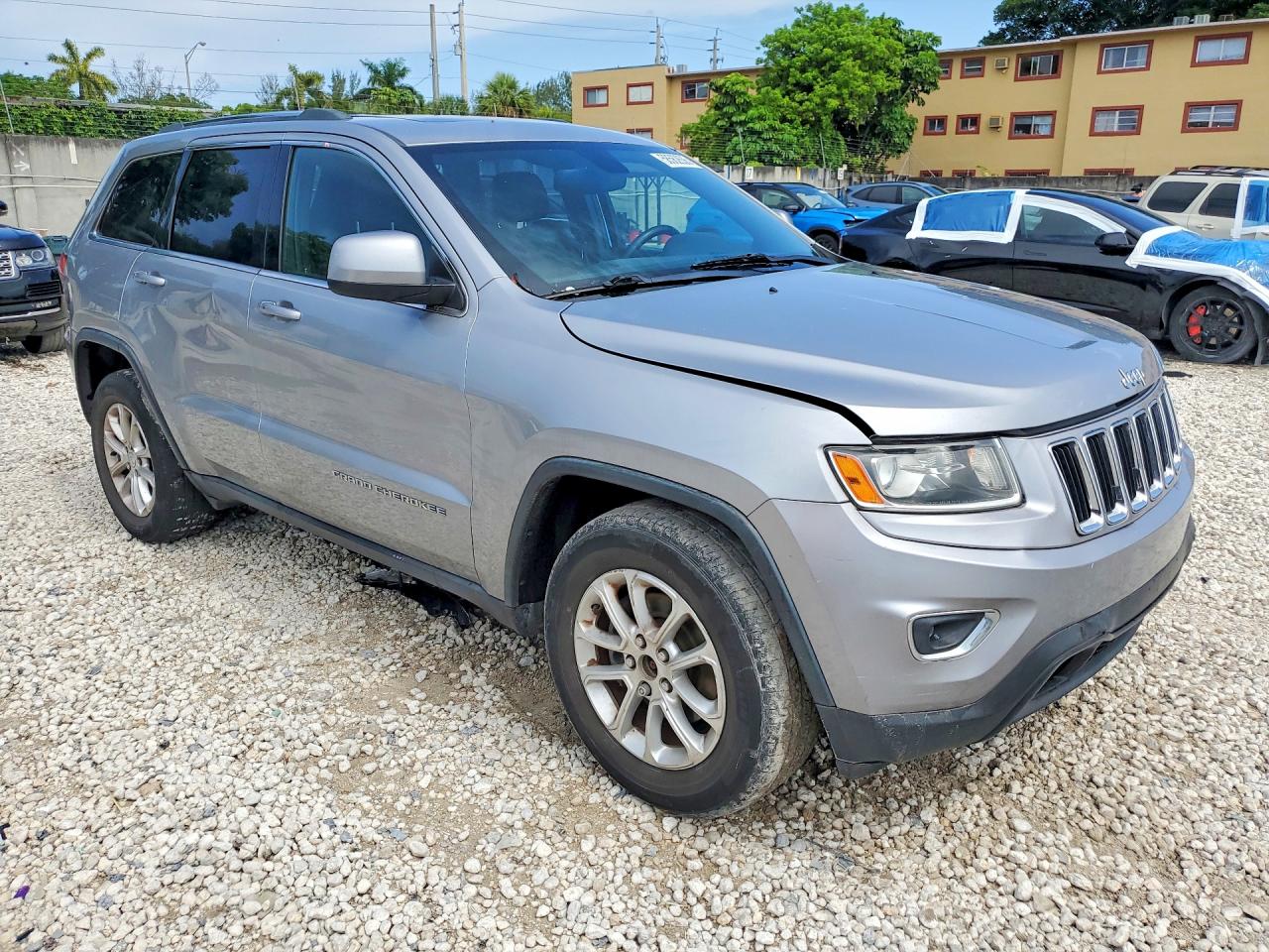 2014 Jeep Grand Cherokee Laredo Silver vin: 1C4RJFAG5EC280541