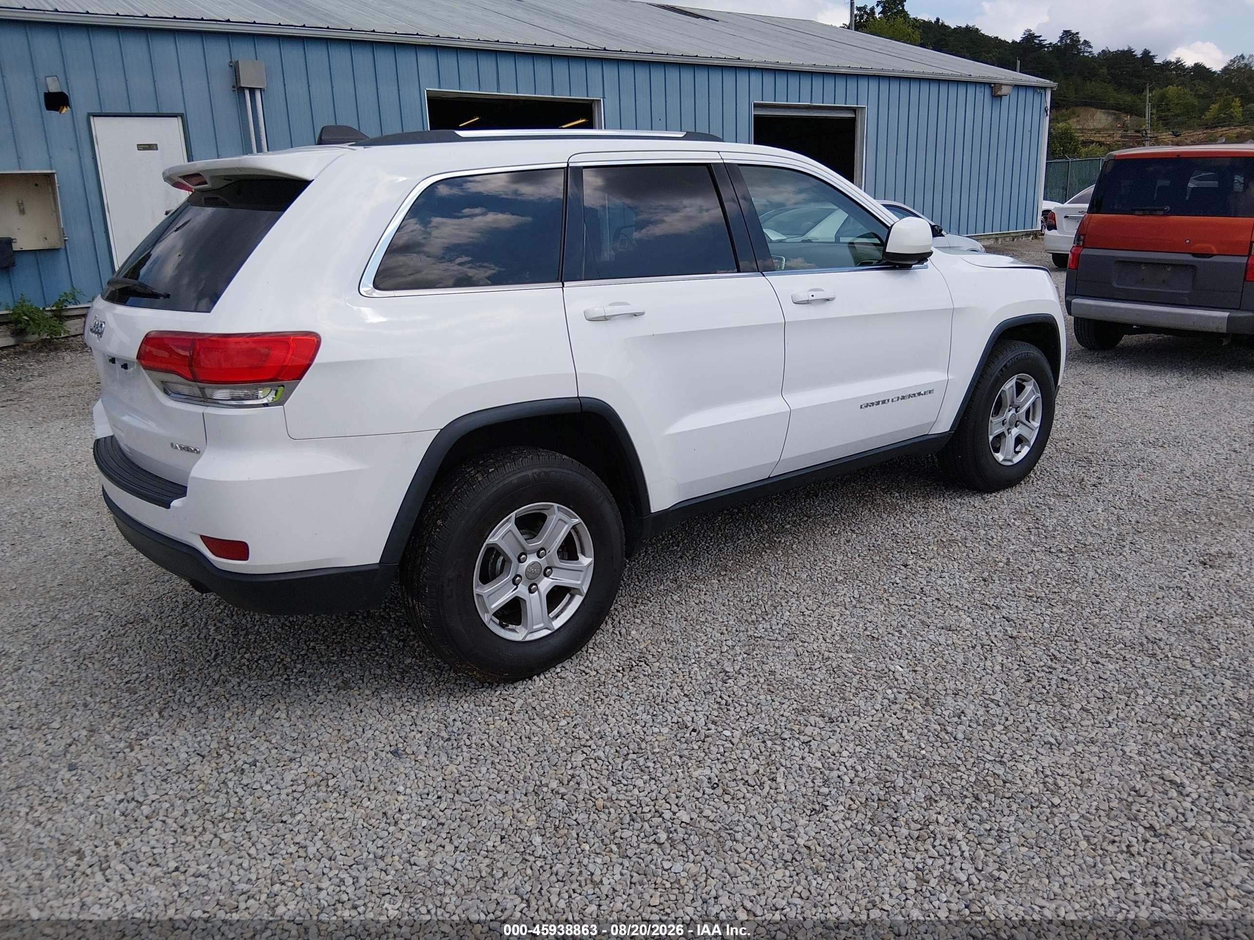 2014 Jeep Grand Cherokee Laredo White vin: 1C4RJFAG5EC319810