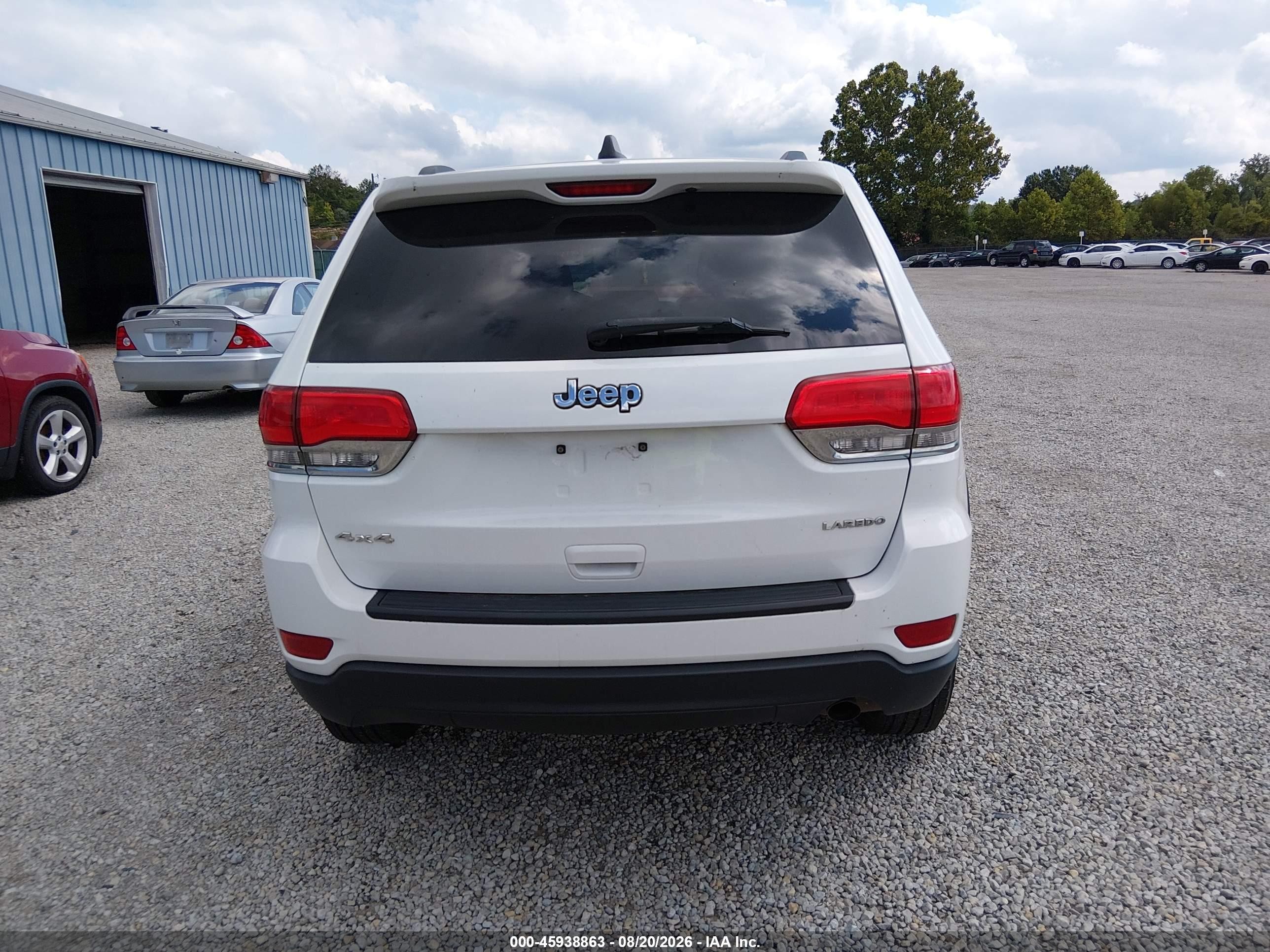 2014 Jeep Grand Cherokee Laredo White vin: 1C4RJFAG5EC319810