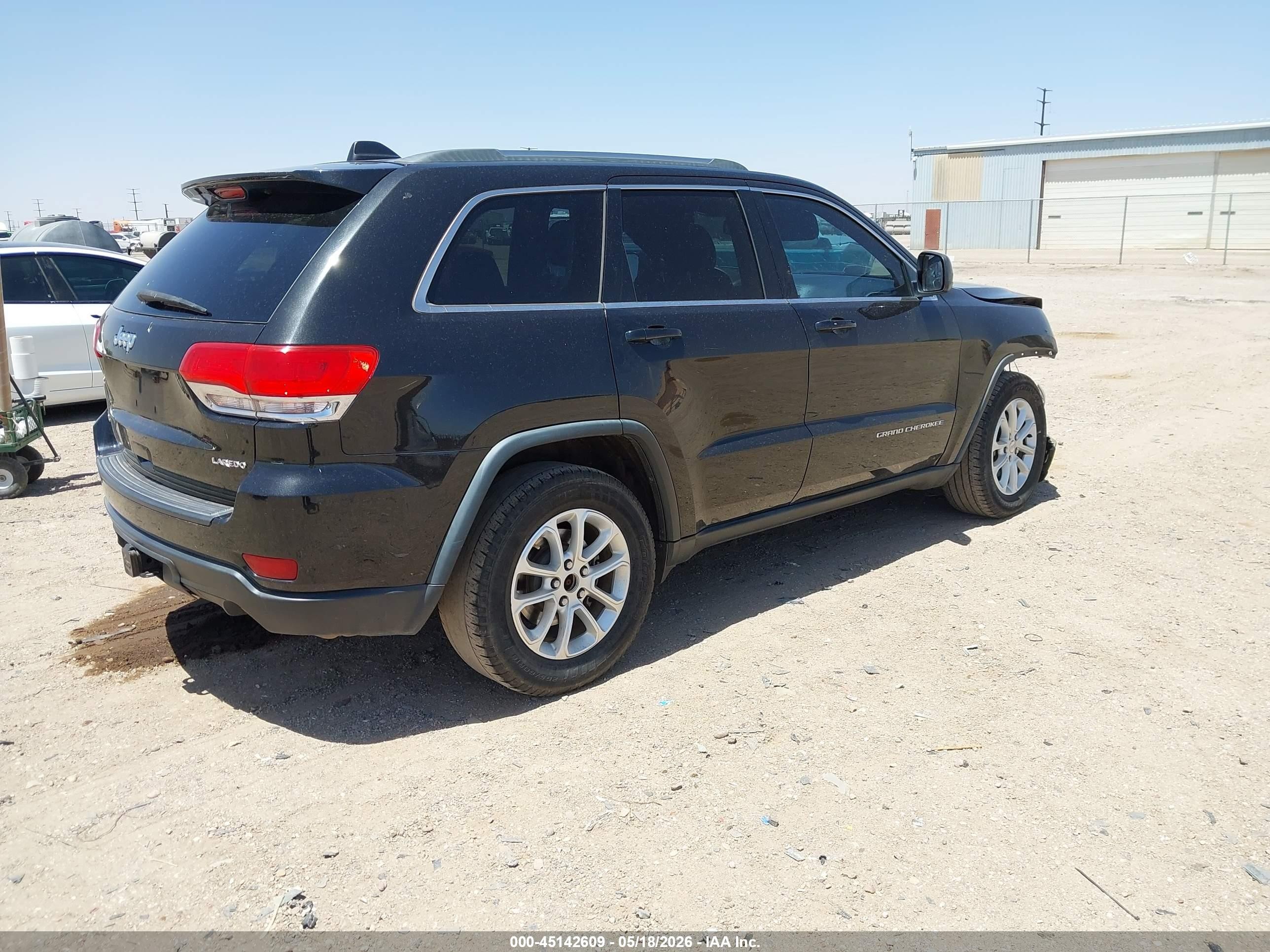 2014 Jeep Grand Cherokee Laredo Black vin: 1C4RJFAG5EC383930