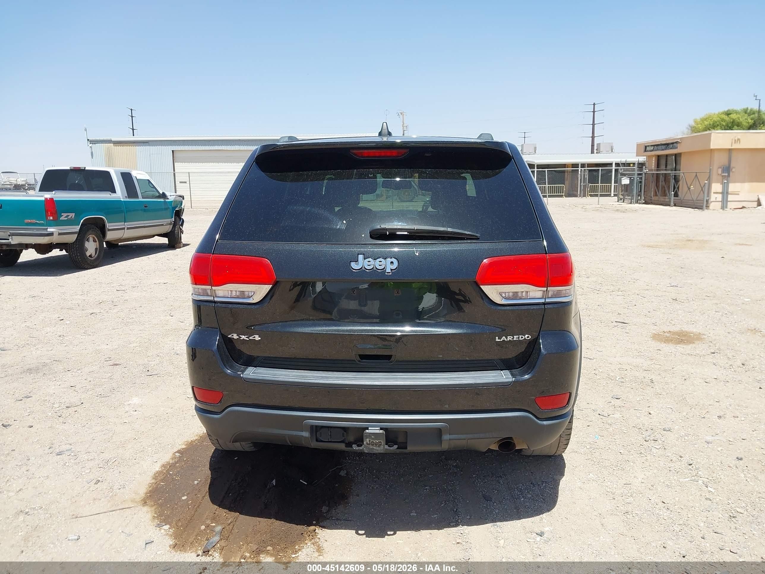 2014 Jeep Grand Cherokee Laredo Black vin: 1C4RJFAG5EC383930