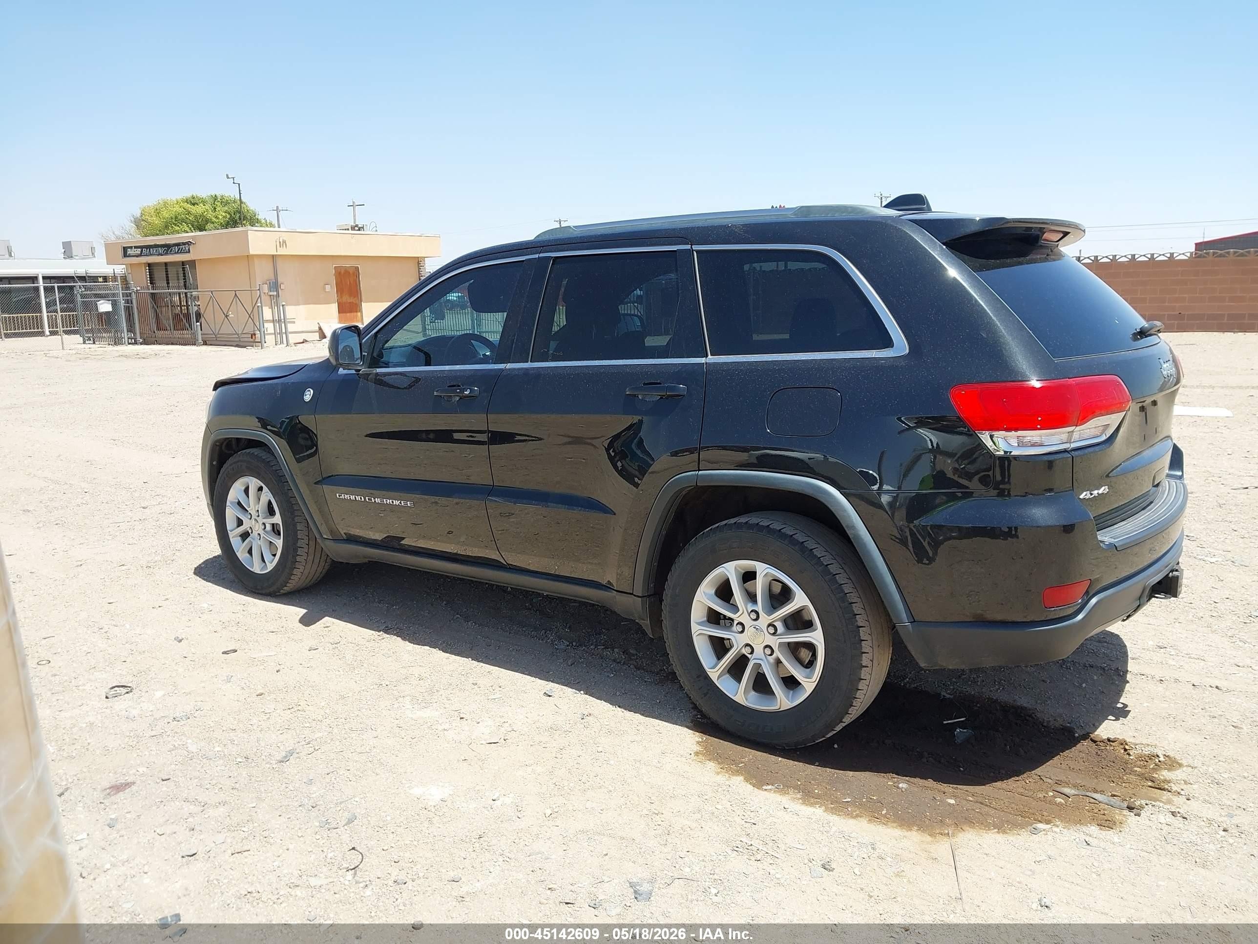 2014 Jeep Grand Cherokee Laredo Black vin: 1C4RJFAG5EC383930