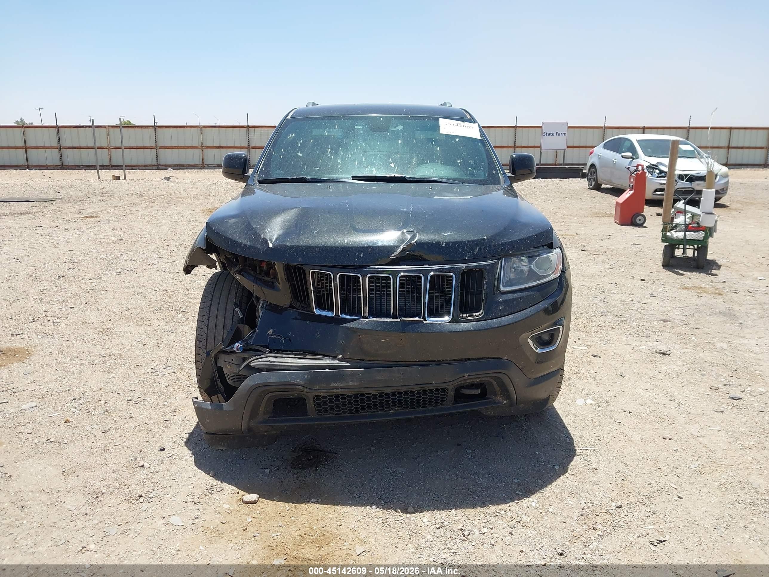 2014 Jeep Grand Cherokee Laredo Black vin: 1C4RJFAG5EC383930