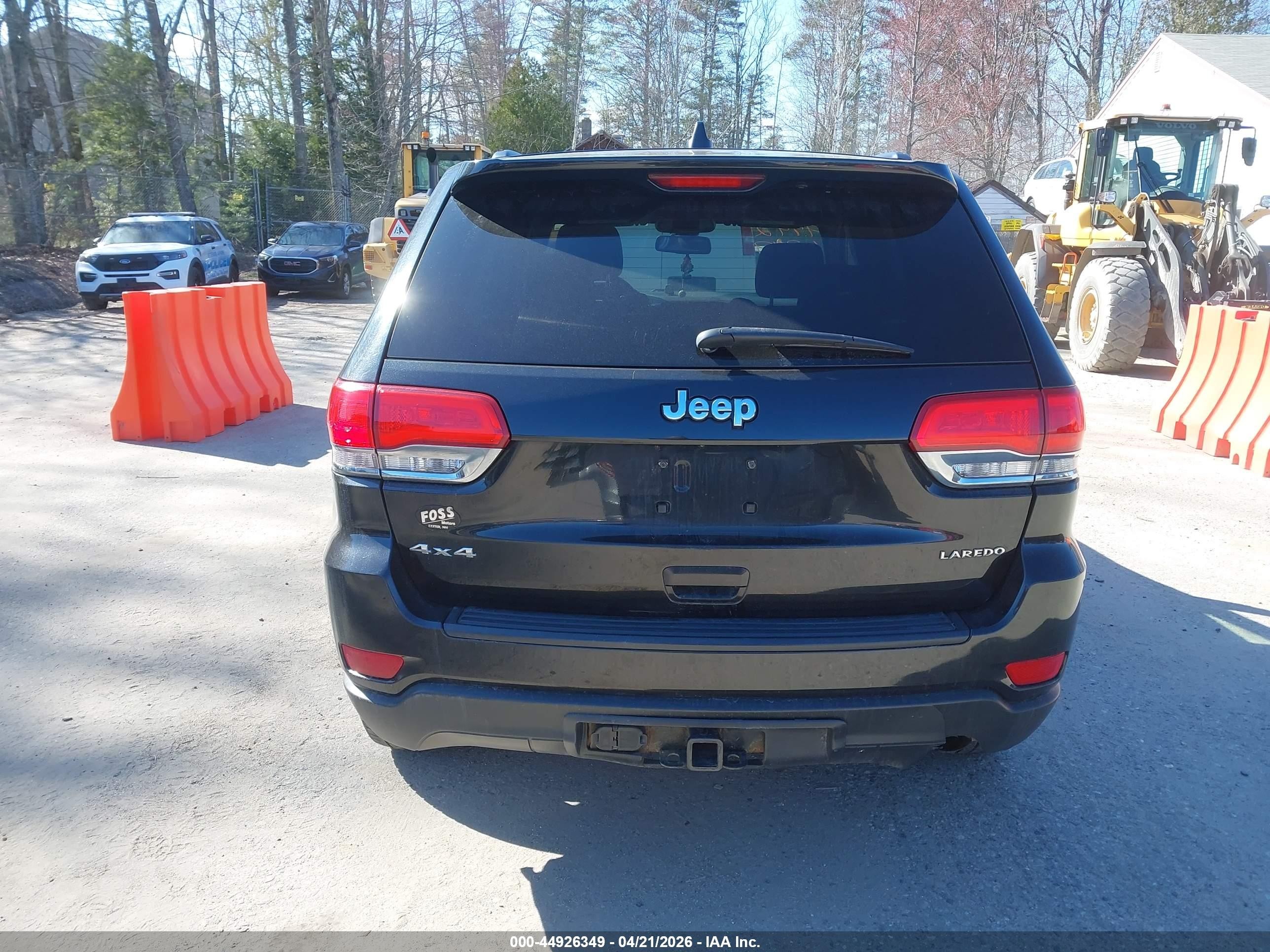 2014 Jeep Grand Cherokee Laredo Black vin: 1C4RJFAG5EC392563