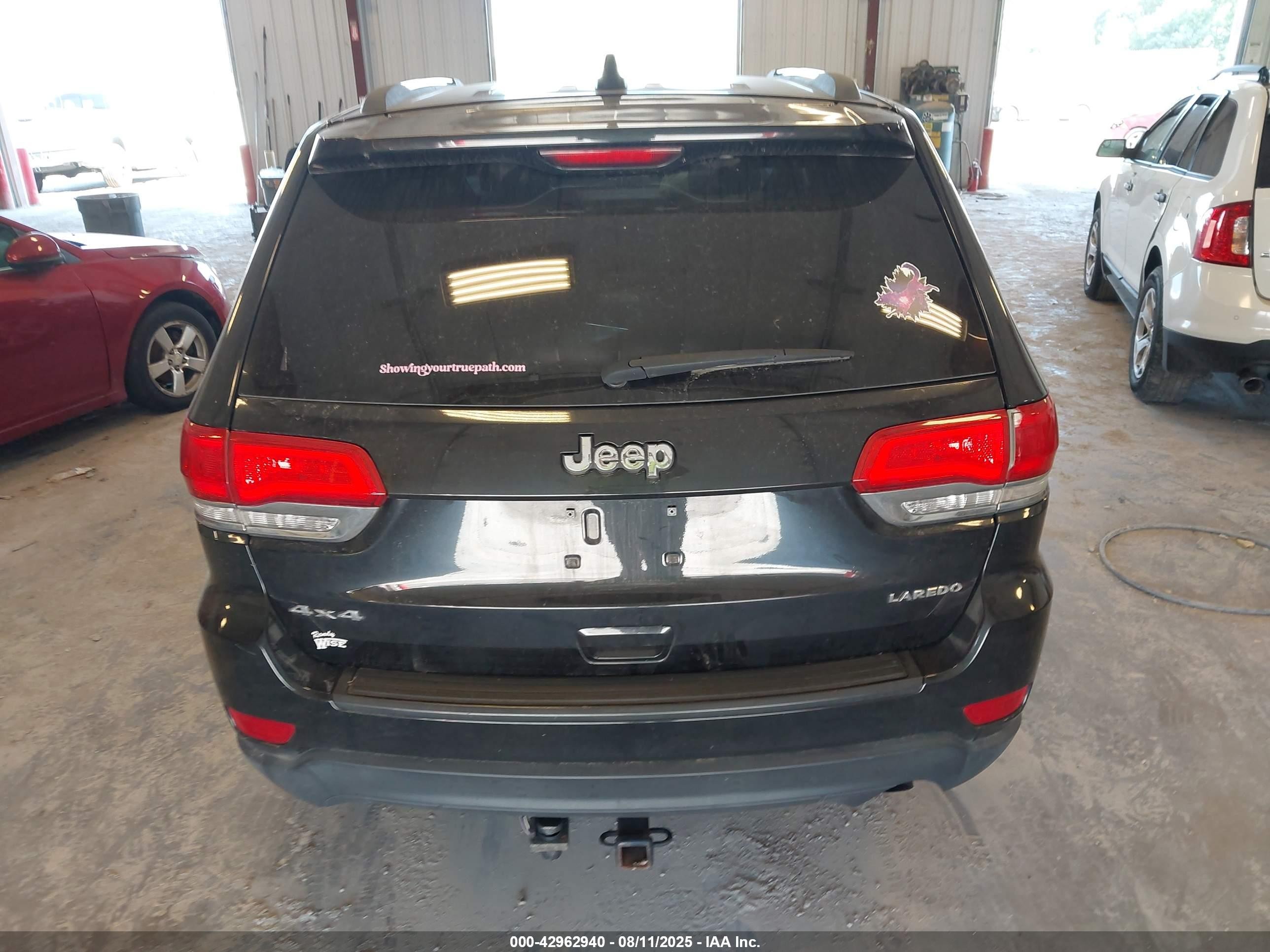 2014 Jeep Grand Cherokee Laredo Black vin: 1C4RJFAG5EC398623