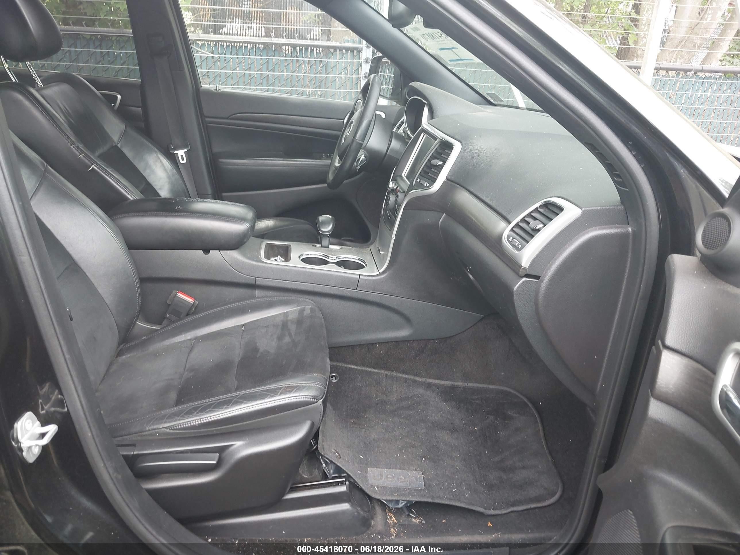 2015 Jeep Grand Cherokee Altitude Black vin: 1C4RJFAG5FC142399