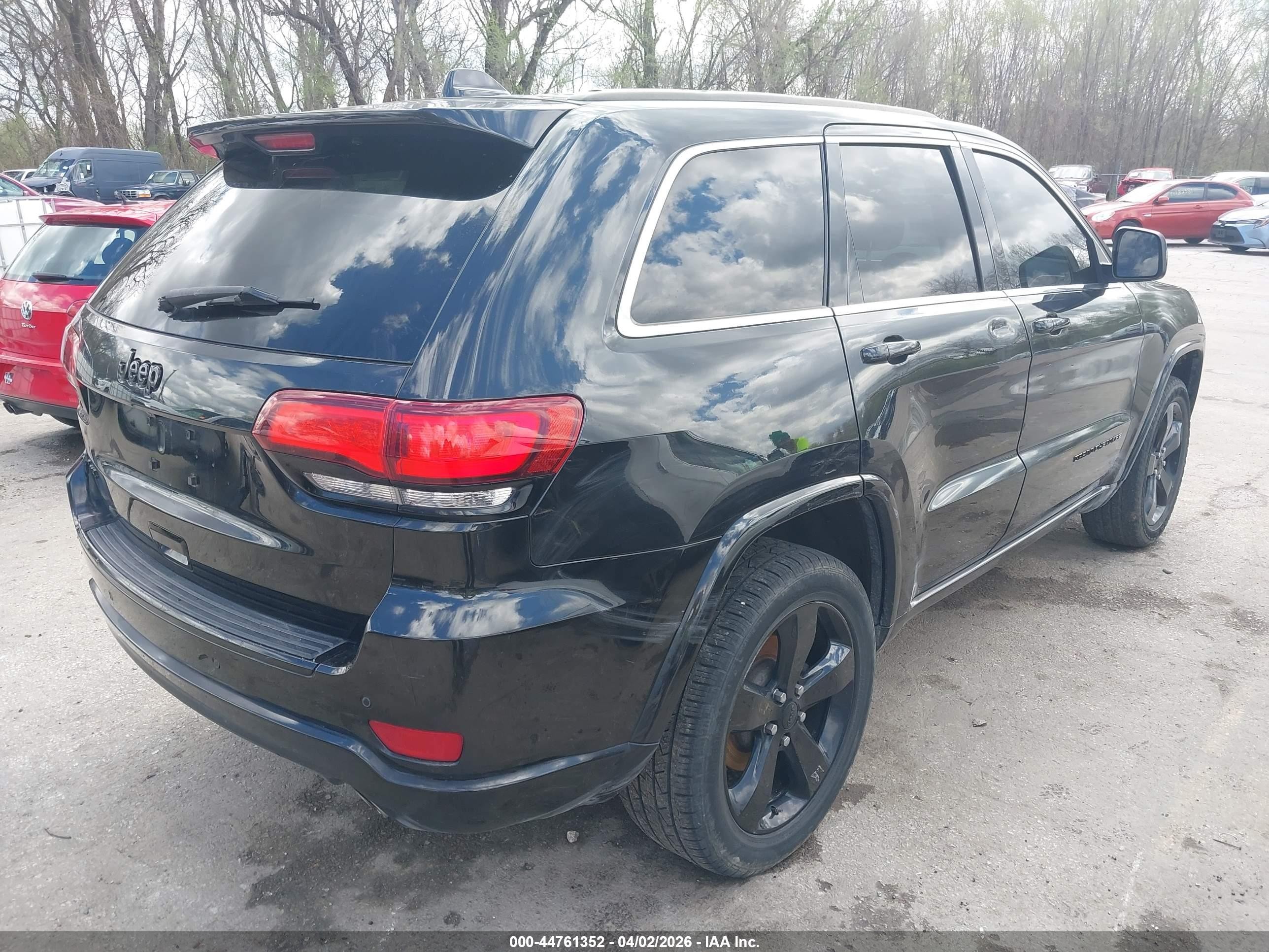 2015 Jeep Grand Cherokee Altitude Black vin: 1C4RJFAG5FC165875