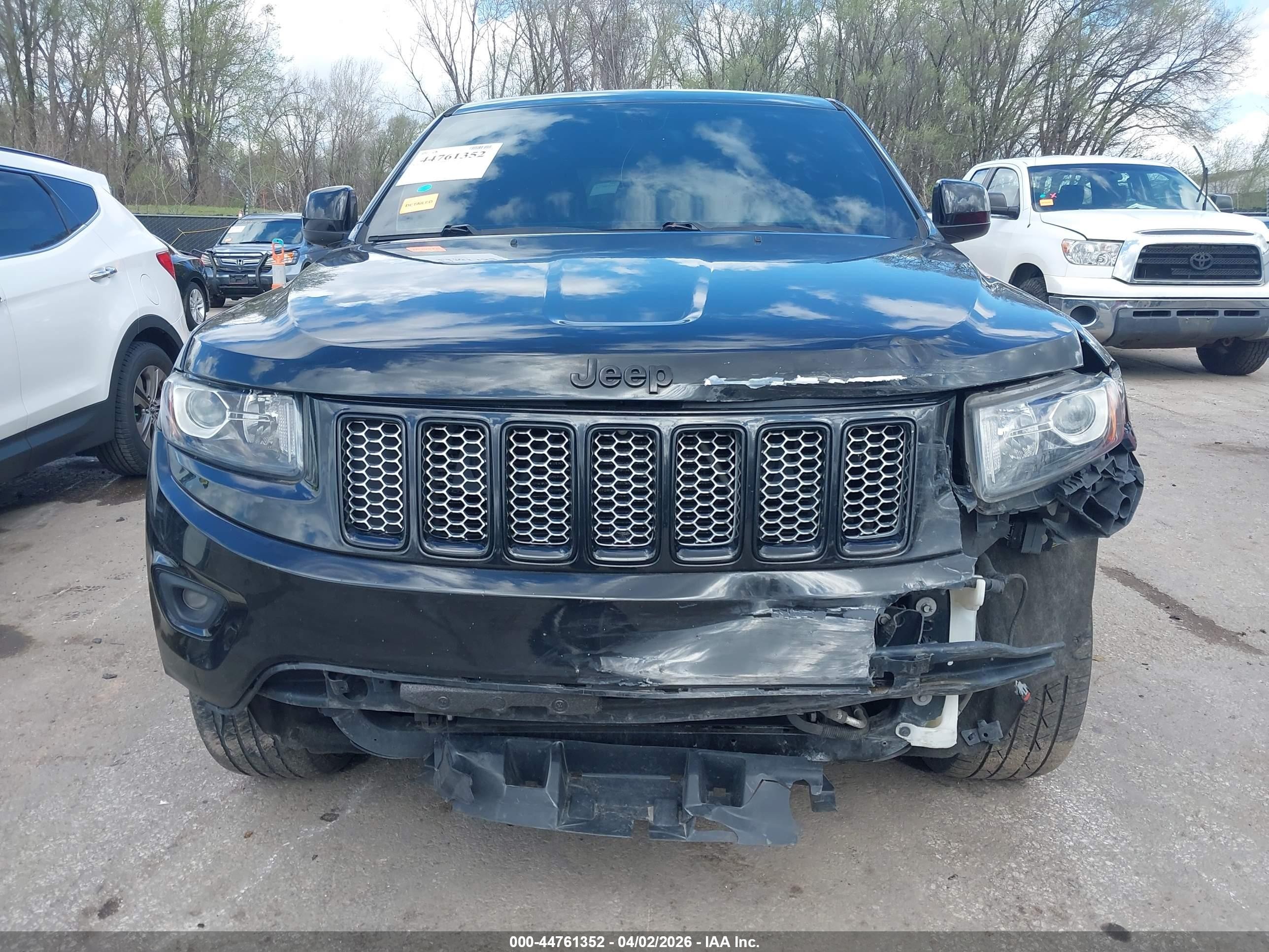 2015 Jeep Grand Cherokee Altitude Black vin: 1C4RJFAG5FC165875