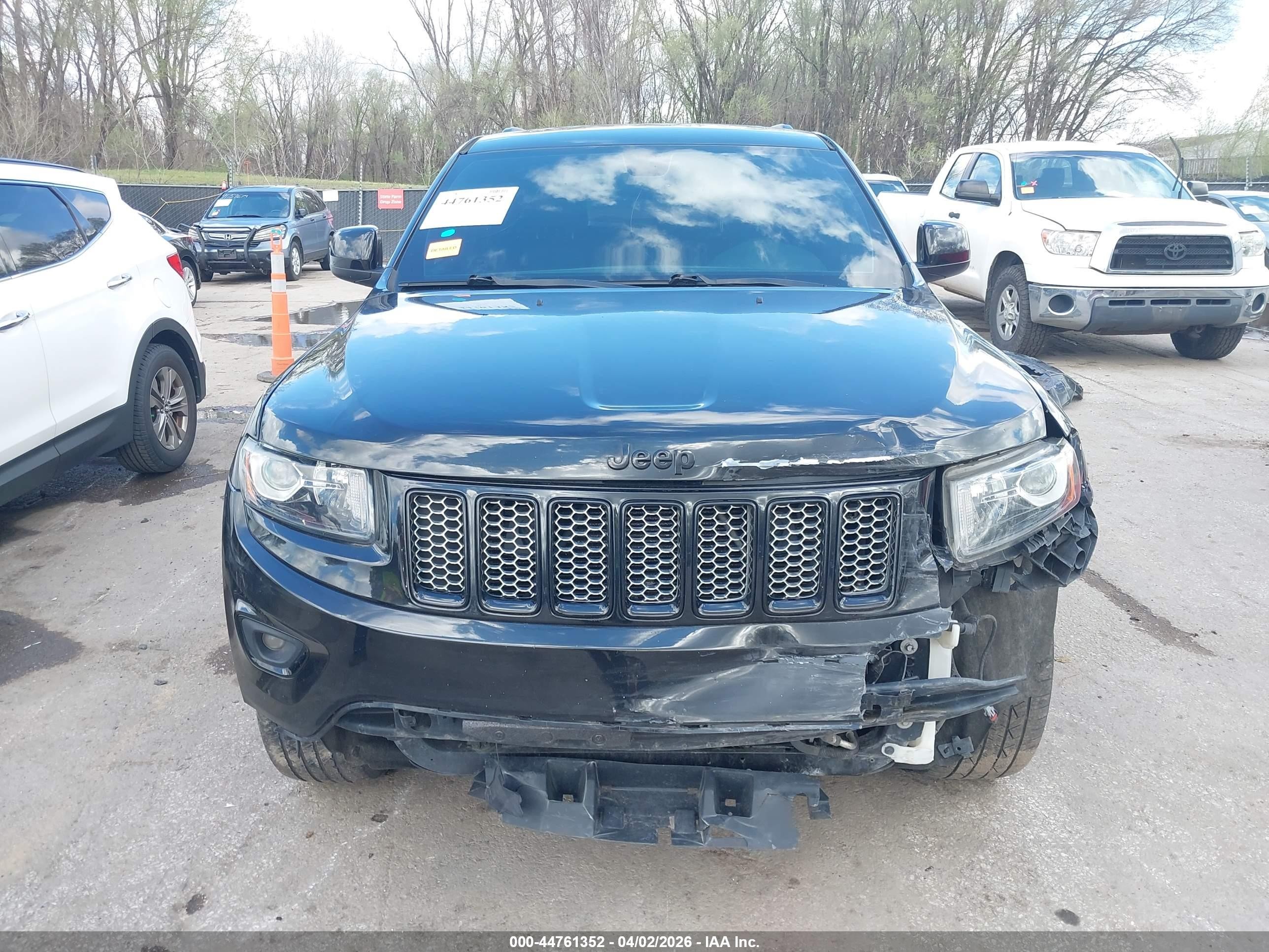 2015 Jeep Grand Cherokee Altitude Black vin: 1C4RJFAG5FC165875