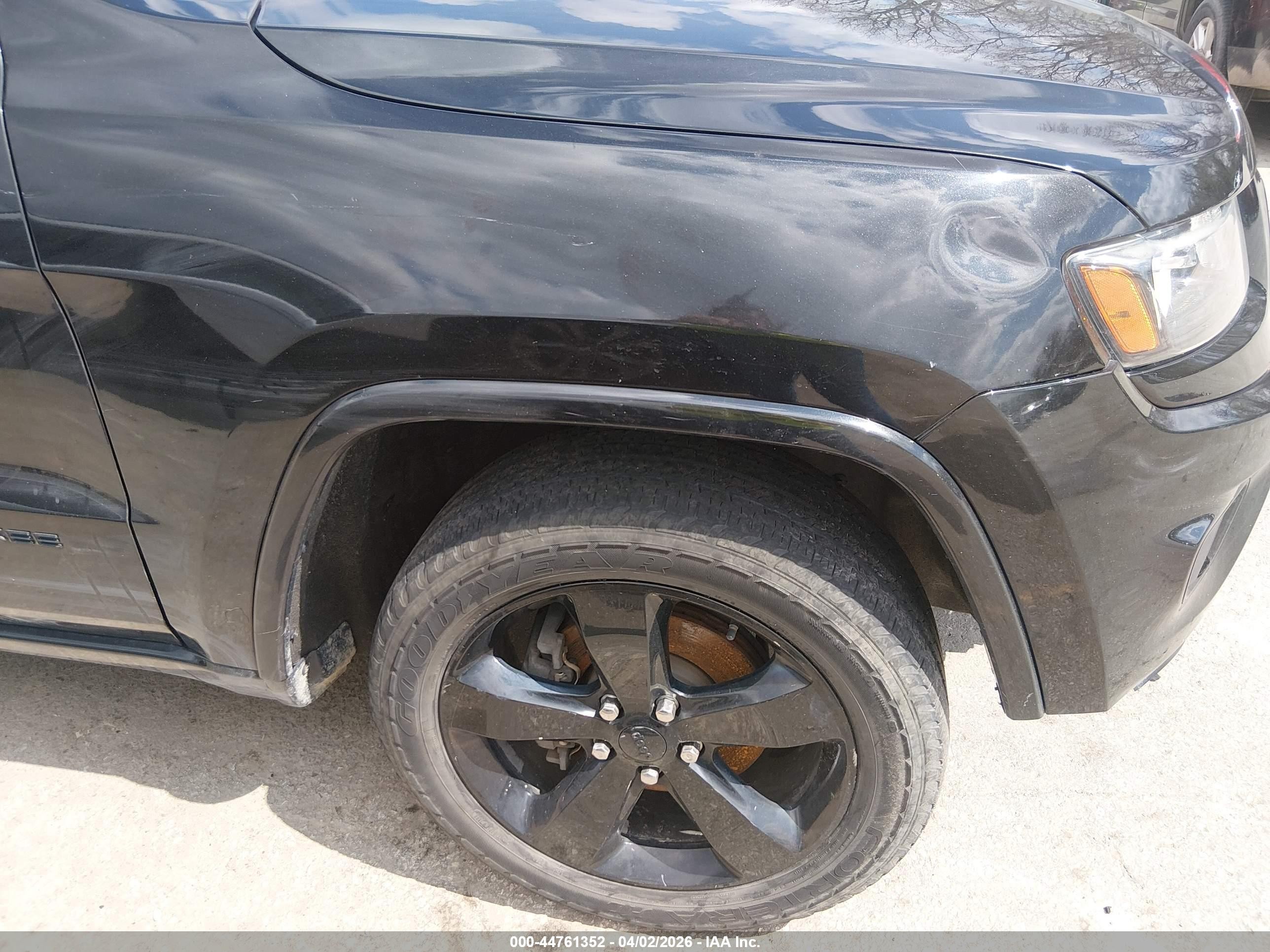 2015 Jeep Grand Cherokee Altitude Black vin: 1C4RJFAG5FC165875