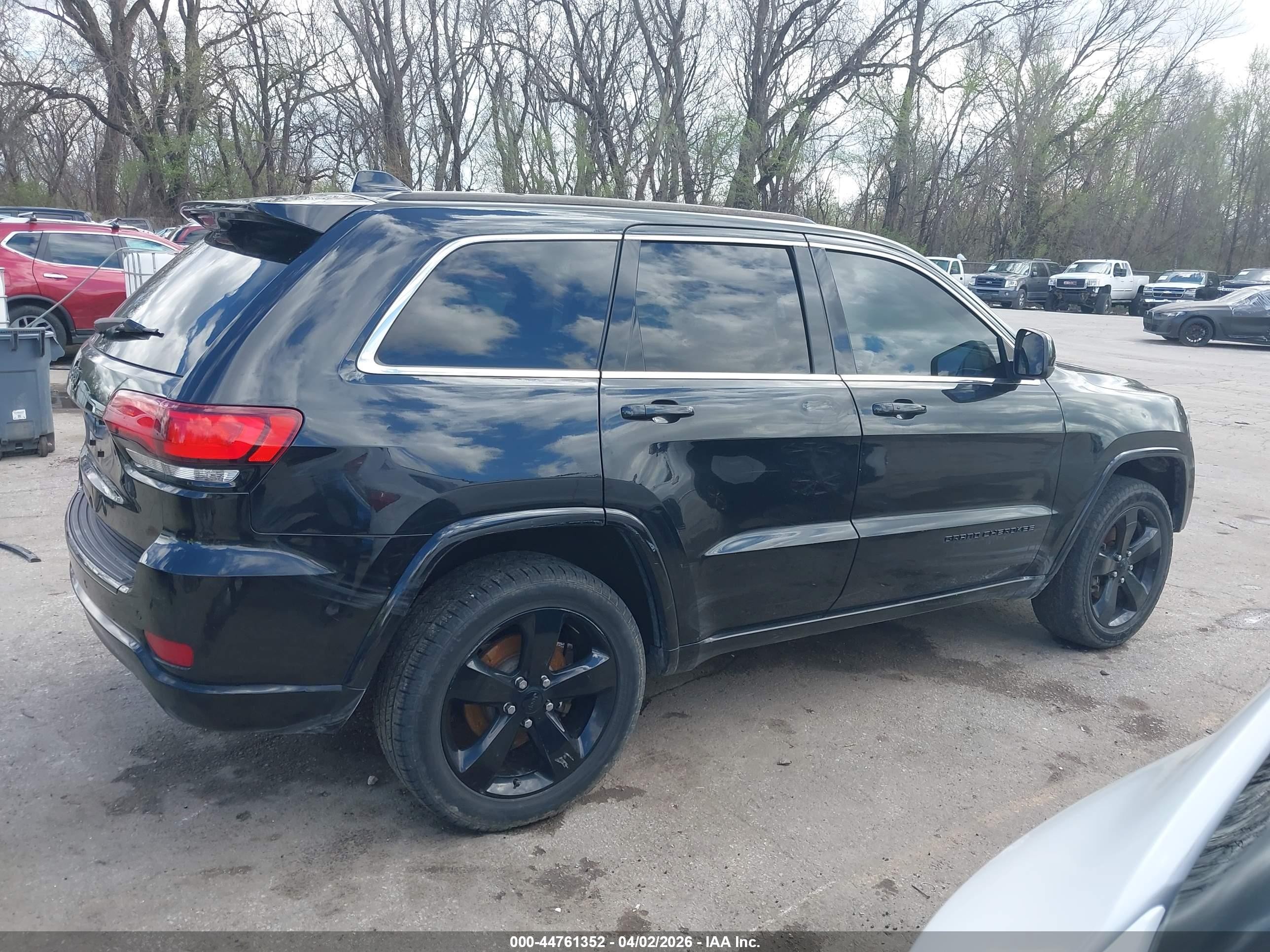 2015 Jeep Grand Cherokee Altitude Black vin: 1C4RJFAG5FC165875