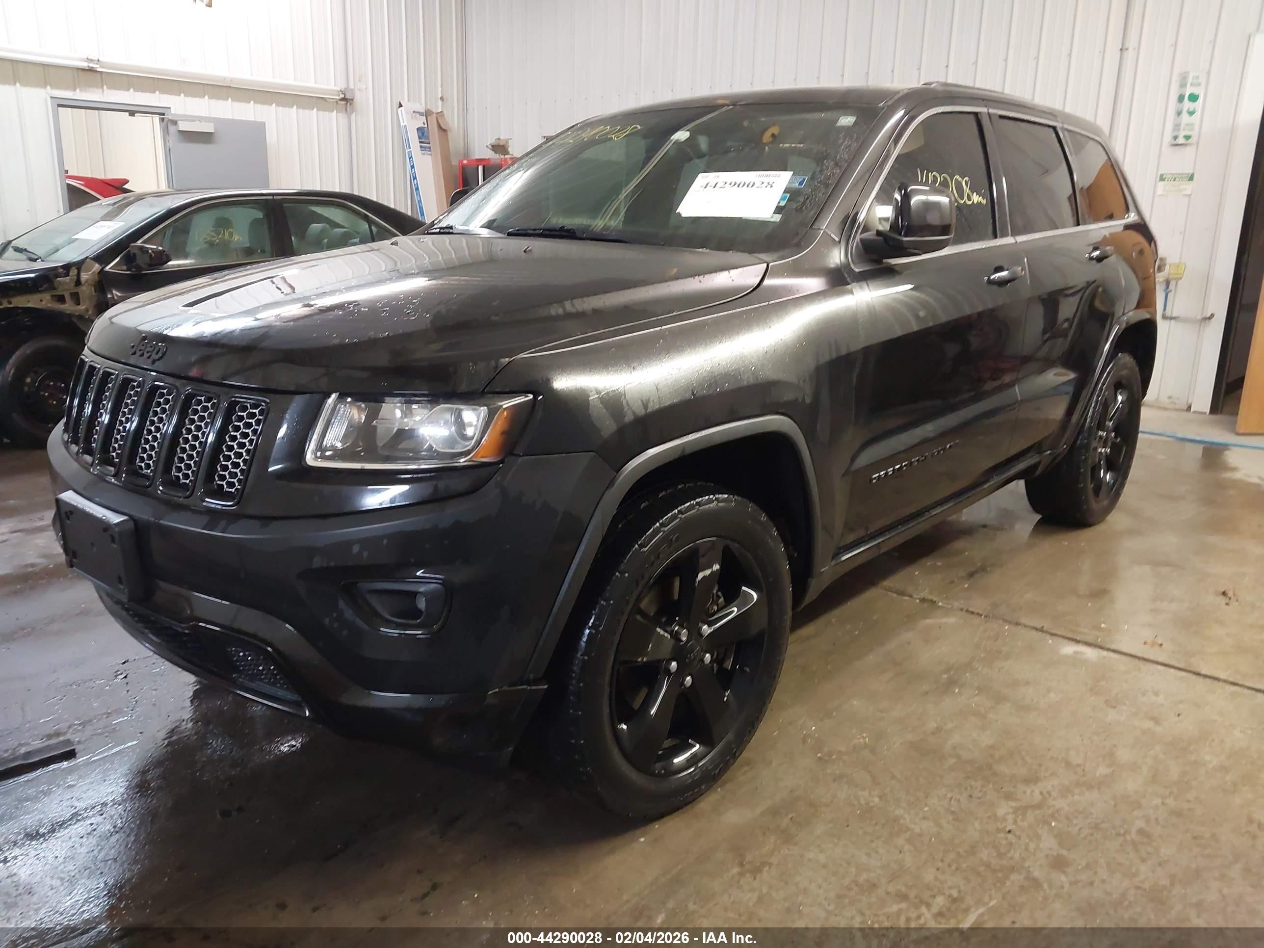 2015 Jeep Grand Cherokee Altitude Black vin: 1C4RJFAG5FC227601