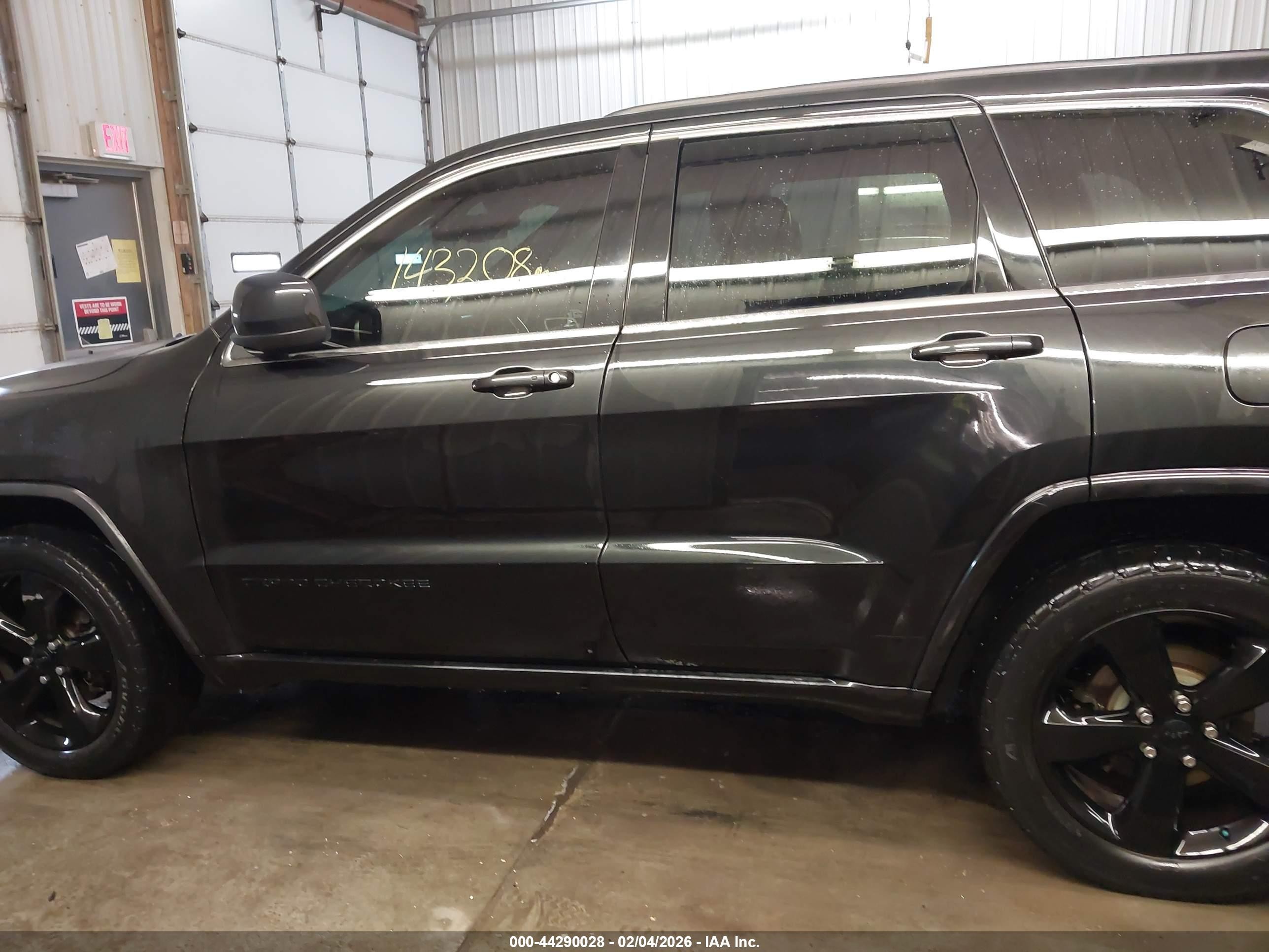 2015 Jeep Grand Cherokee Altitude Black vin: 1C4RJFAG5FC227601