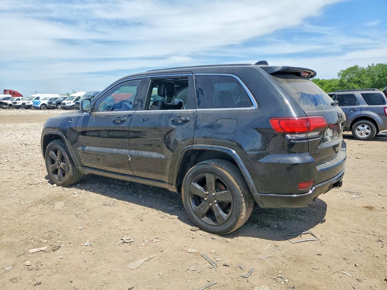 2015 Jeep Grand Cherokee Laredo Black vin: 1C4RJFAG5FC235004