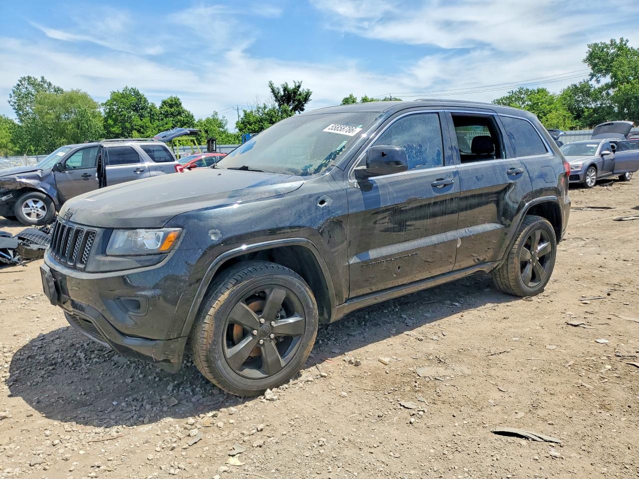 2015 Jeep Grand Cherokee Laredo Black vin: 1C4RJFAG5FC235004