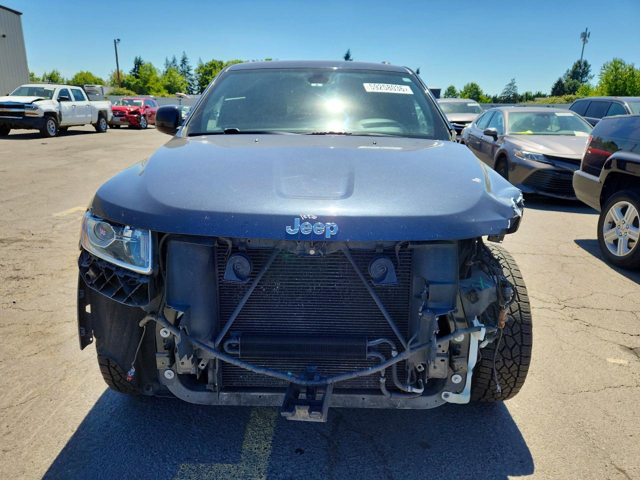 2015 Jeep Grand Cherokee Laredo Угольный vin: 1C4RJFAG5FC602547