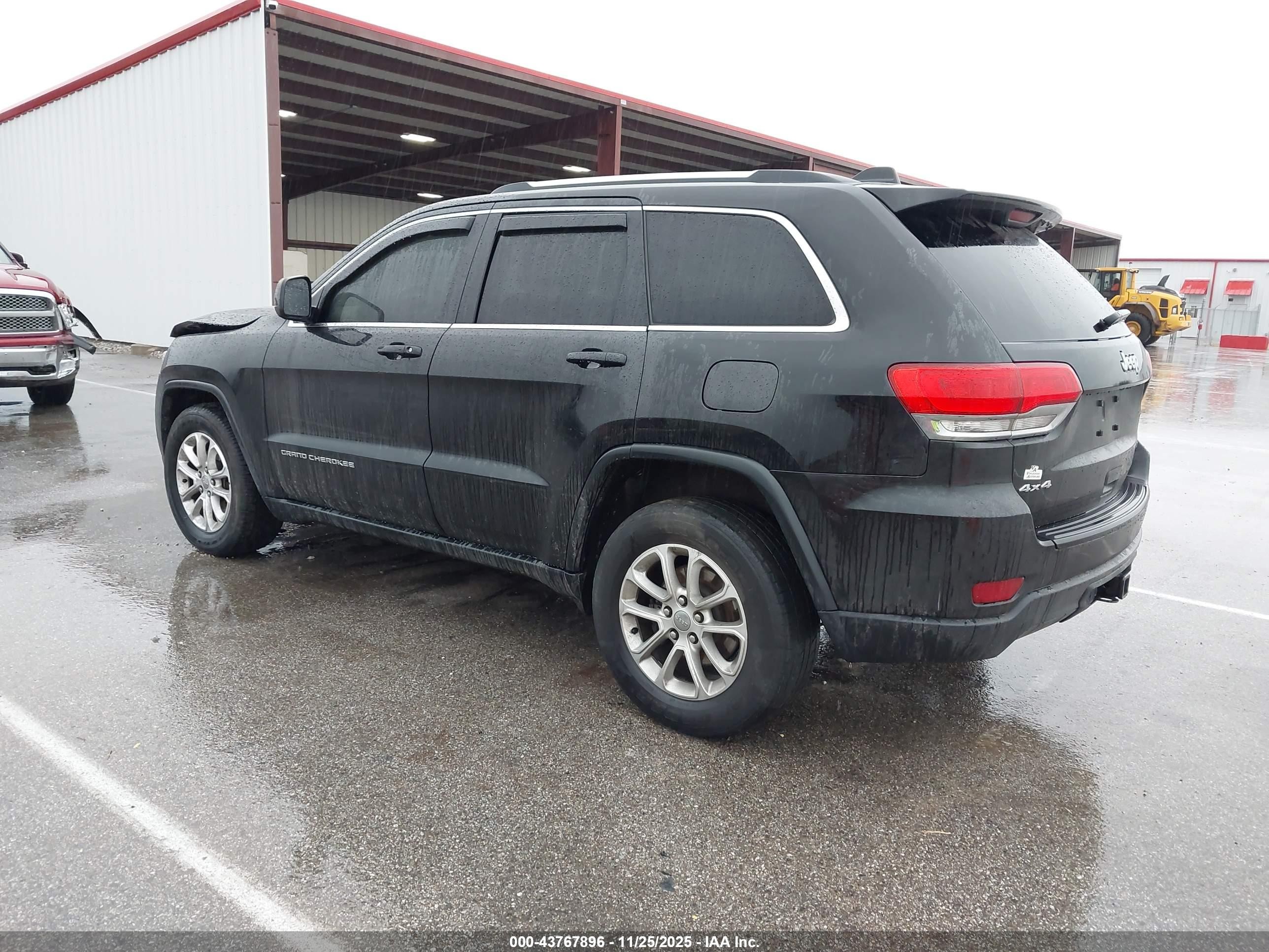 2015 Jeep Grand Cherokee Laredo Black vin: 1C4RJFAG5FC737849