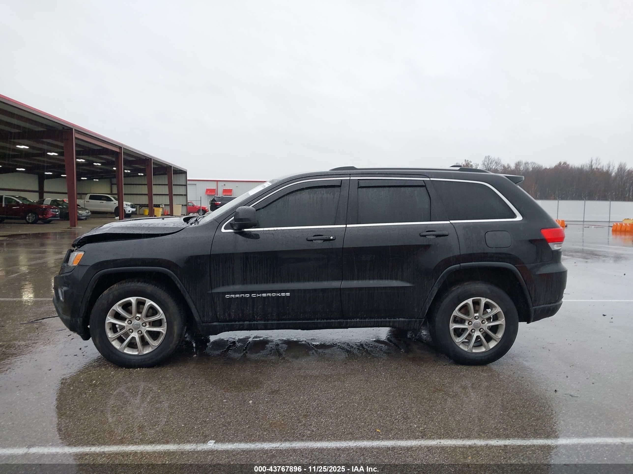 2015 Jeep Grand Cherokee Laredo Black vin: 1C4RJFAG5FC737849