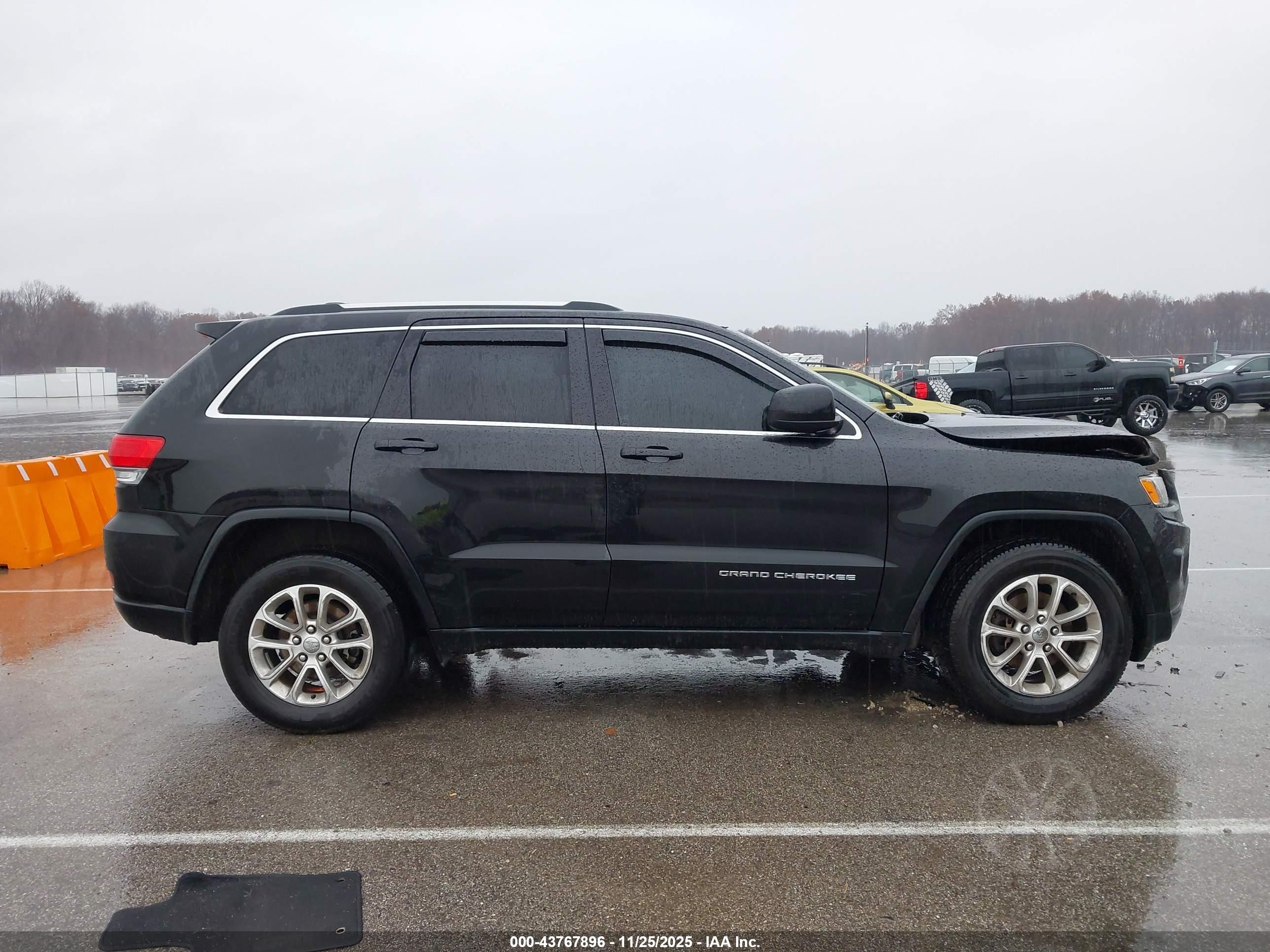 2015 Jeep Grand Cherokee Laredo Black vin: 1C4RJFAG5FC737849