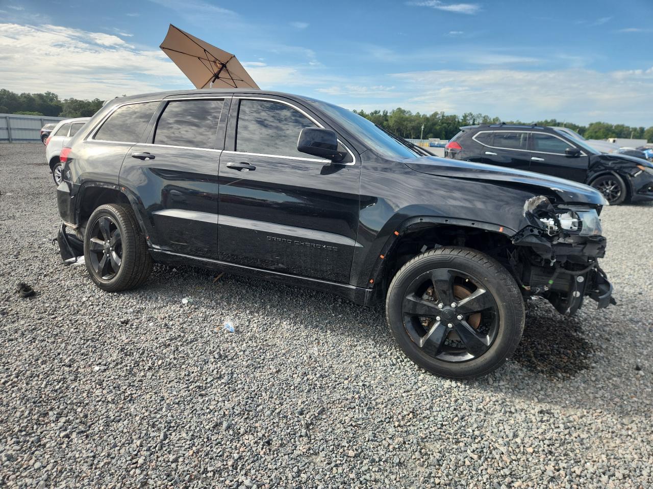 2015 Jeep Grand Cherokee Laredo Black vin: 1C4RJFAG5FC799123