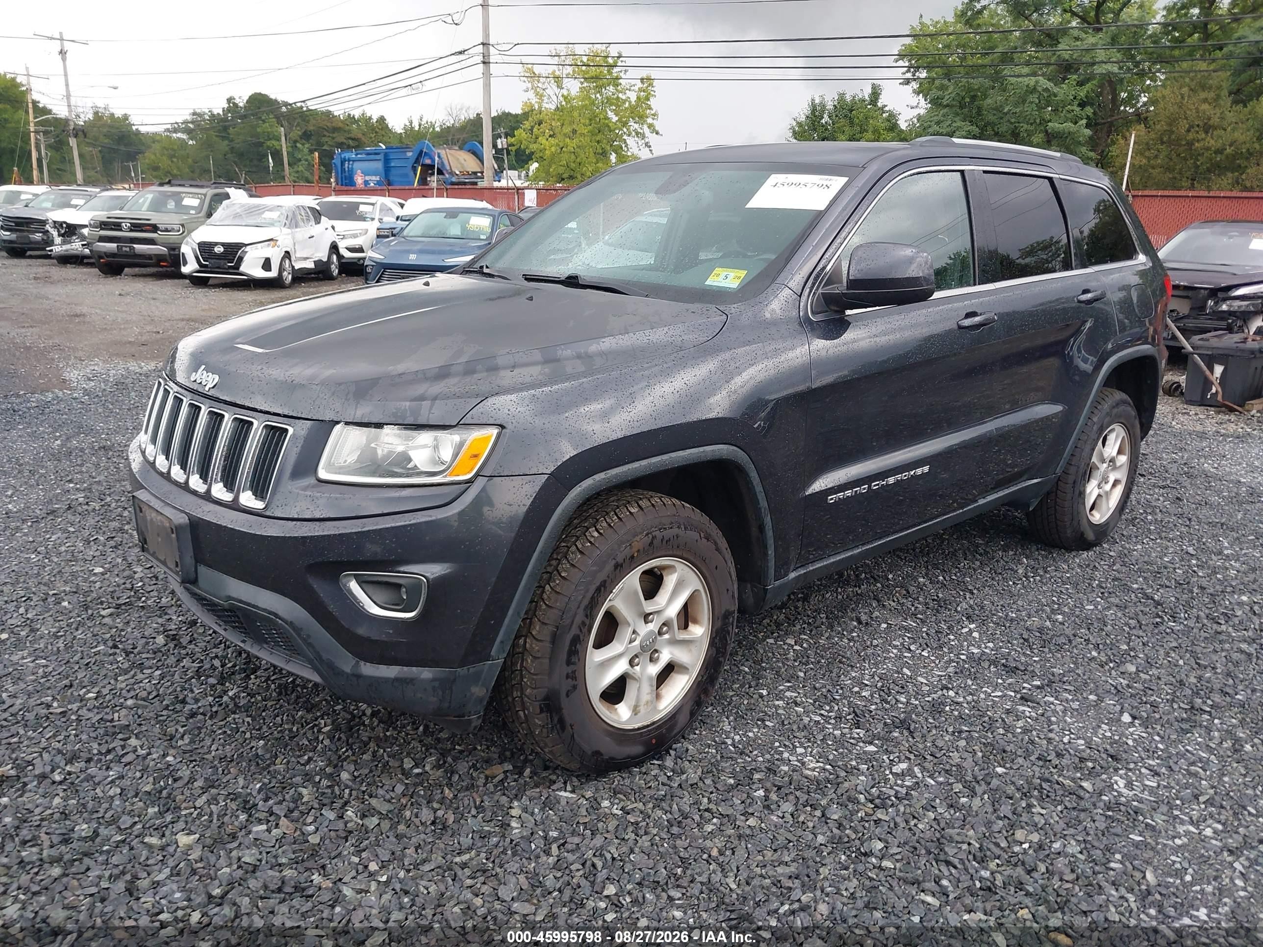 2015 Jeep Grand Cherokee Laredo Blue vin: 1C4RJFAG5FC853021