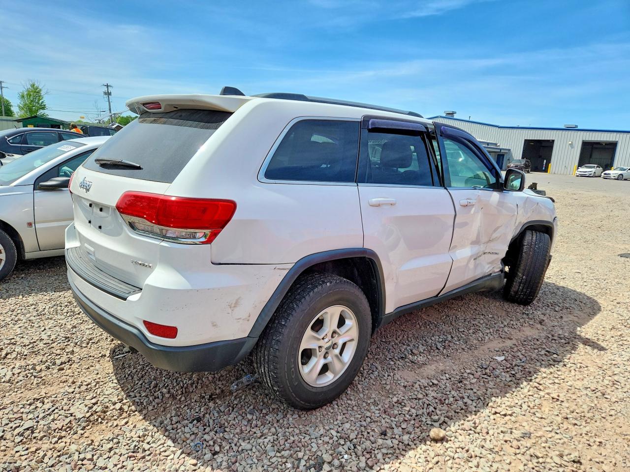 2015 Jeep Grand Cherokee Laredo White vin: 1C4RJFAG5FC893065